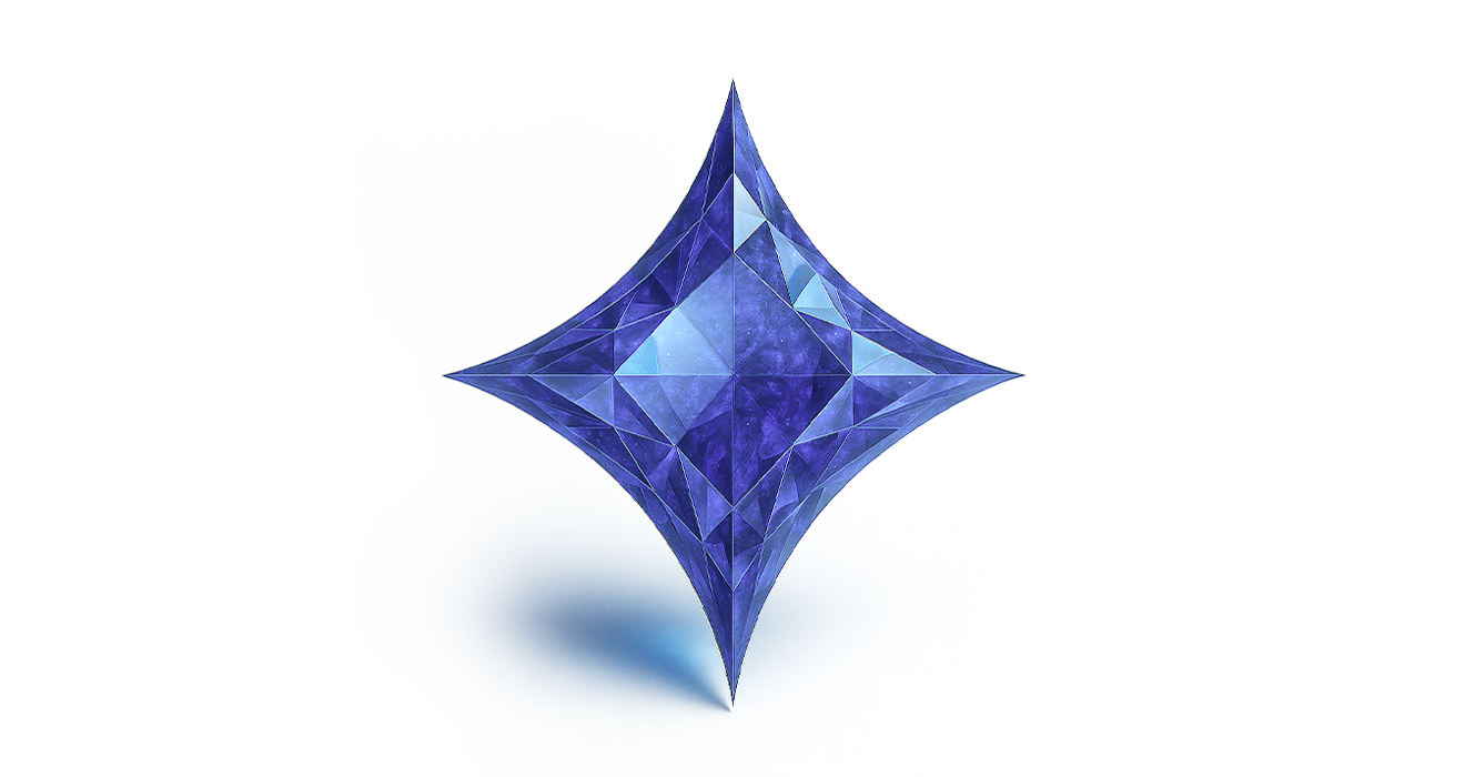 Blue Zircon - ARTSY SILVER