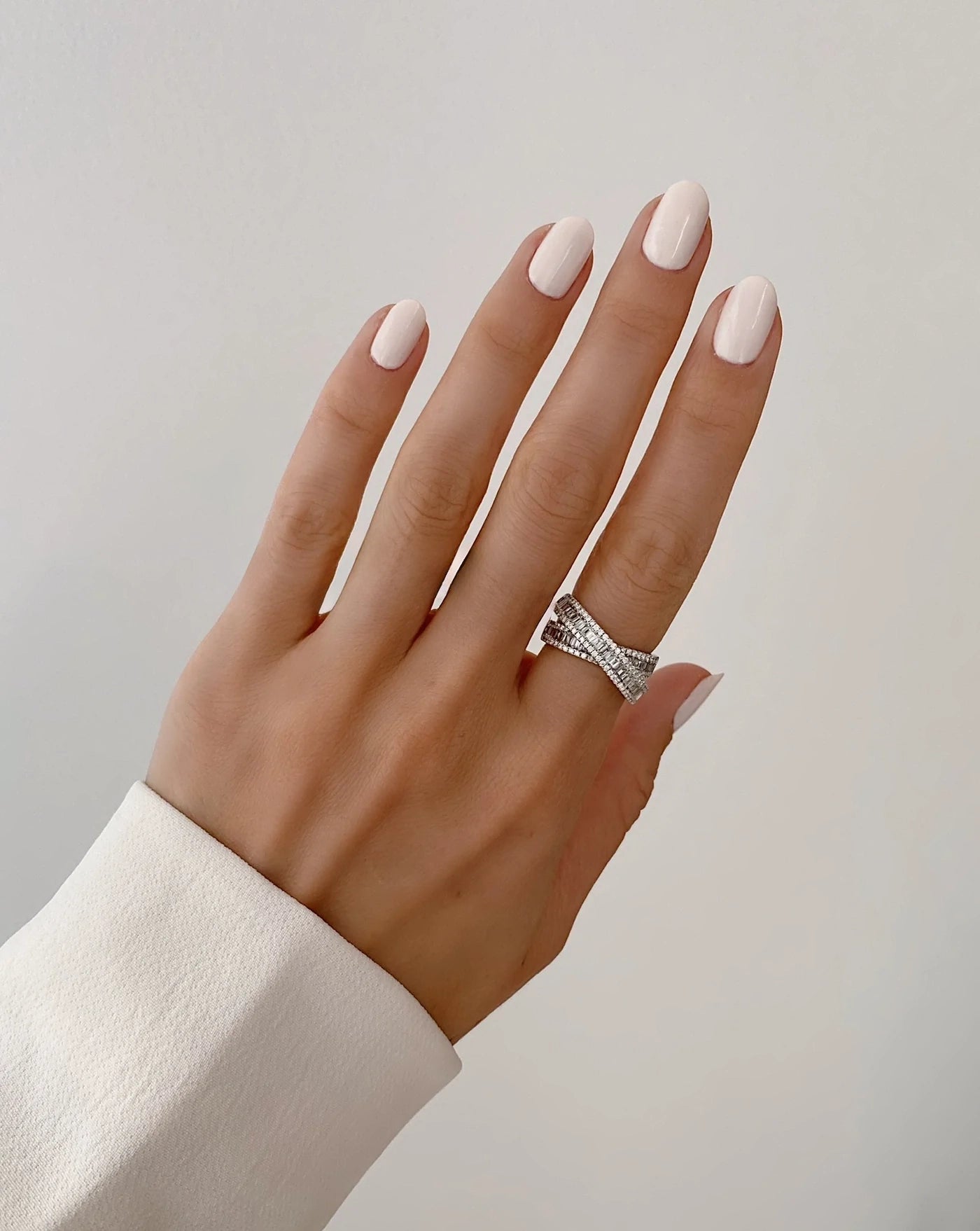 Glimmering Vows Silver Ring - ARTSY SILVER