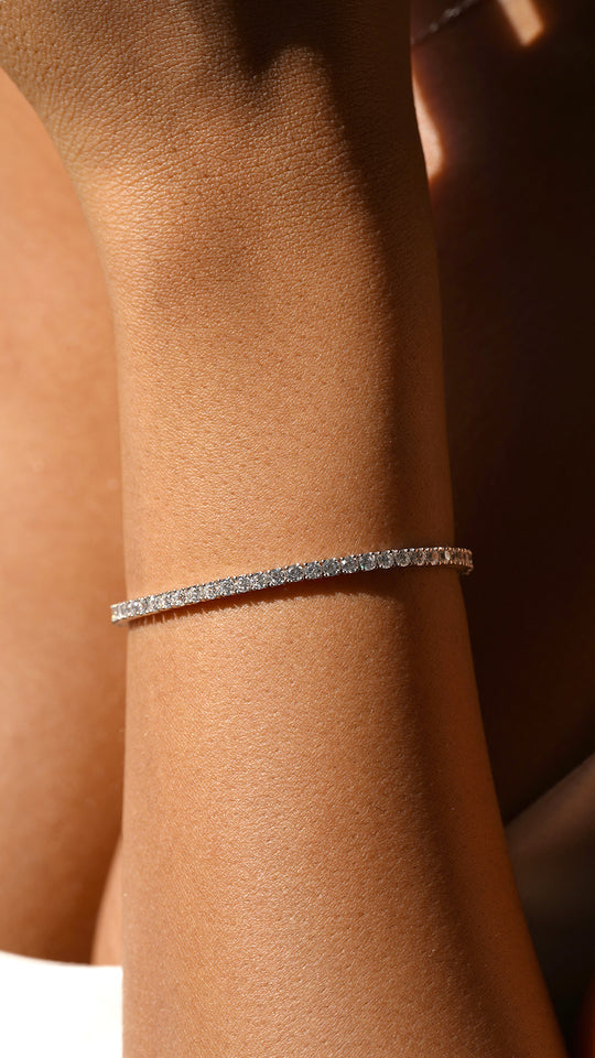 3mm Tennis Bracelet Silver