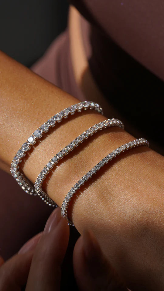 3mm Tennis Bracelet Silver