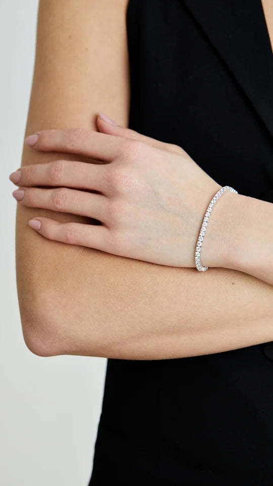 4mm Tennis Bracelet Silver