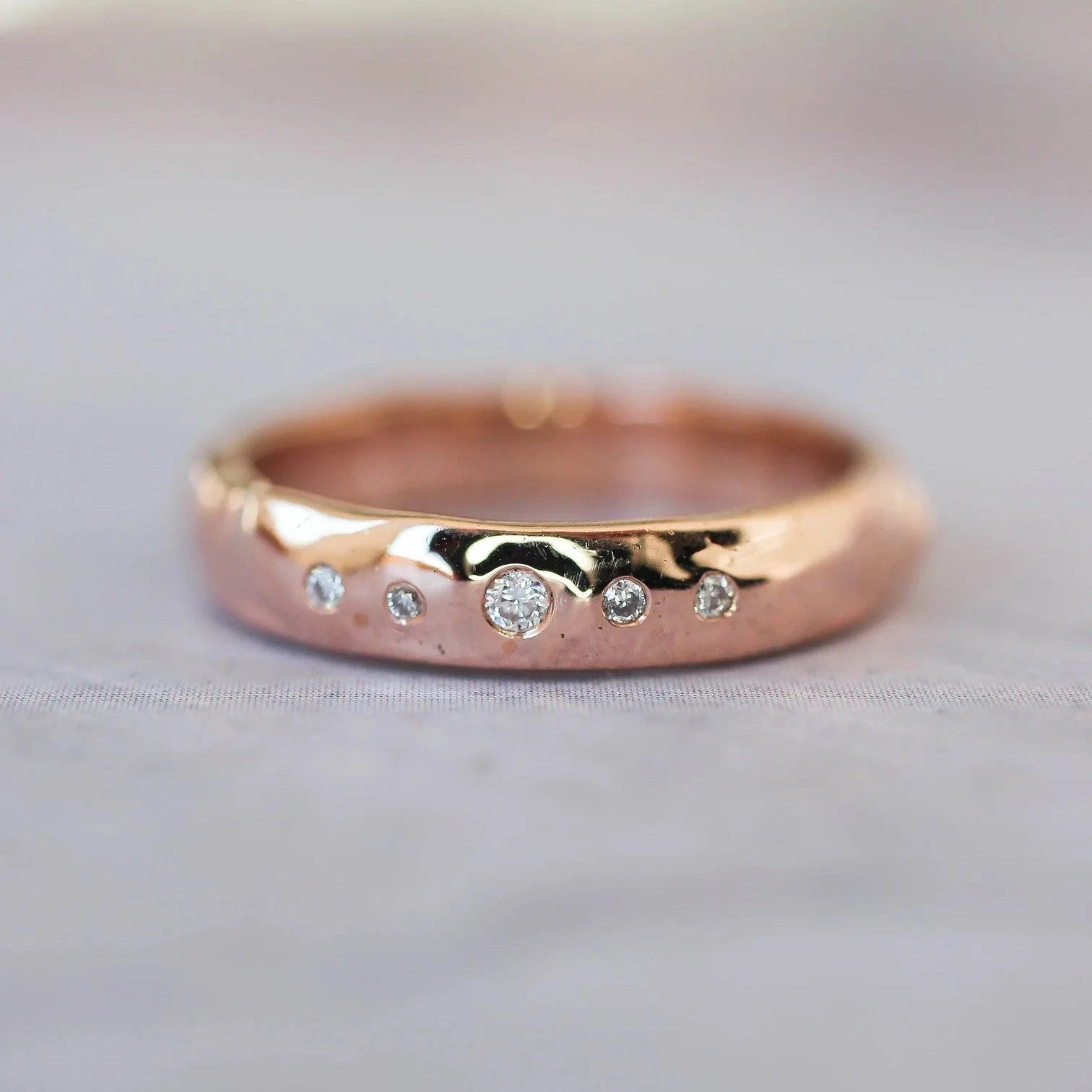 Five Promises White Zircon Band - ARTSY SILVER
