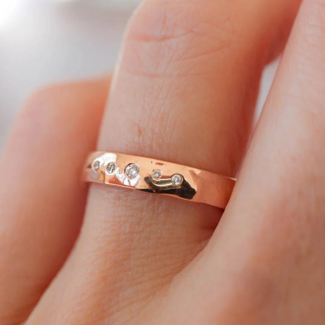 Five Promises White Zircon Band - ARTSY SILVER