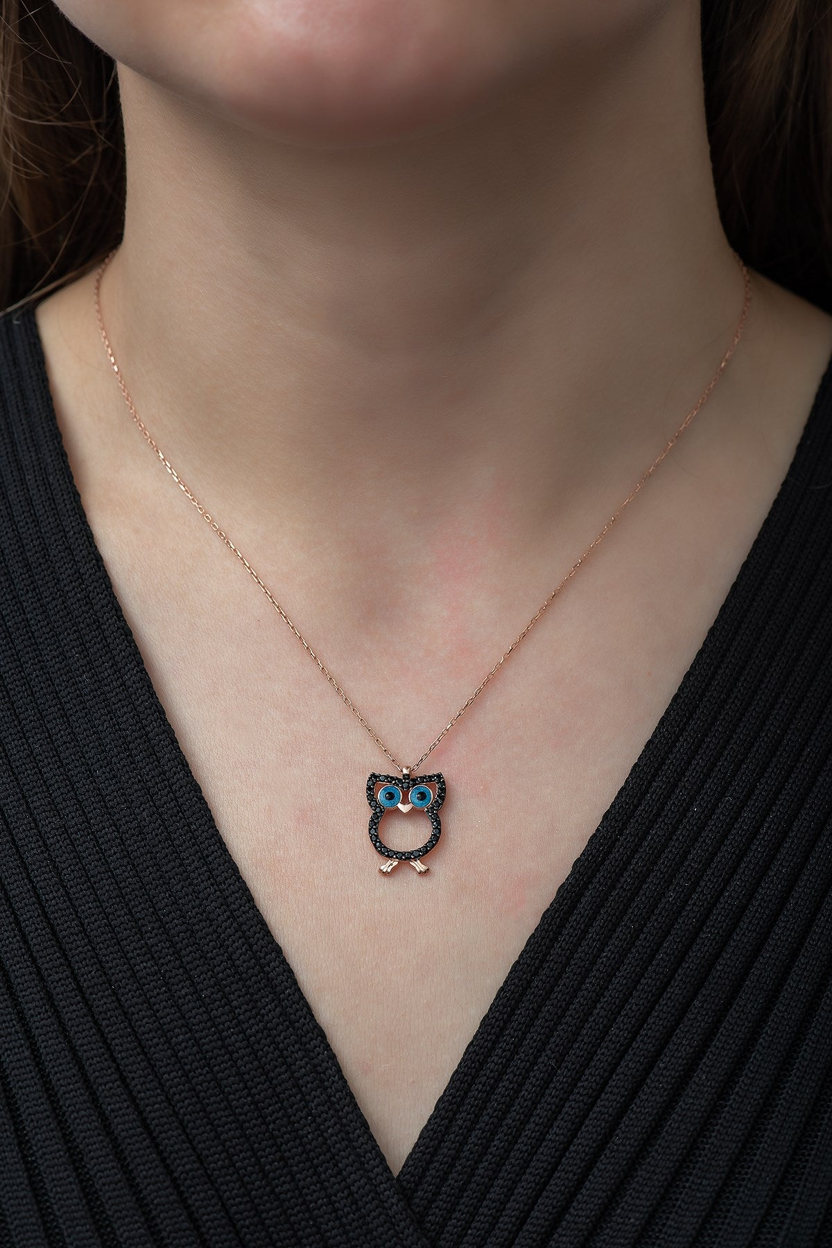 Black Owl Set - ARTSY SILVER