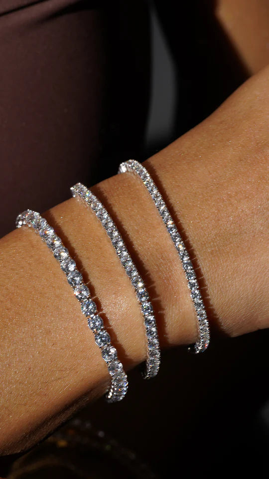 5mm Tennis Bracelet Silver