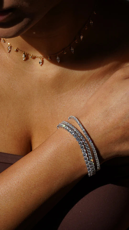 5mm Tennis Bracelet Silver