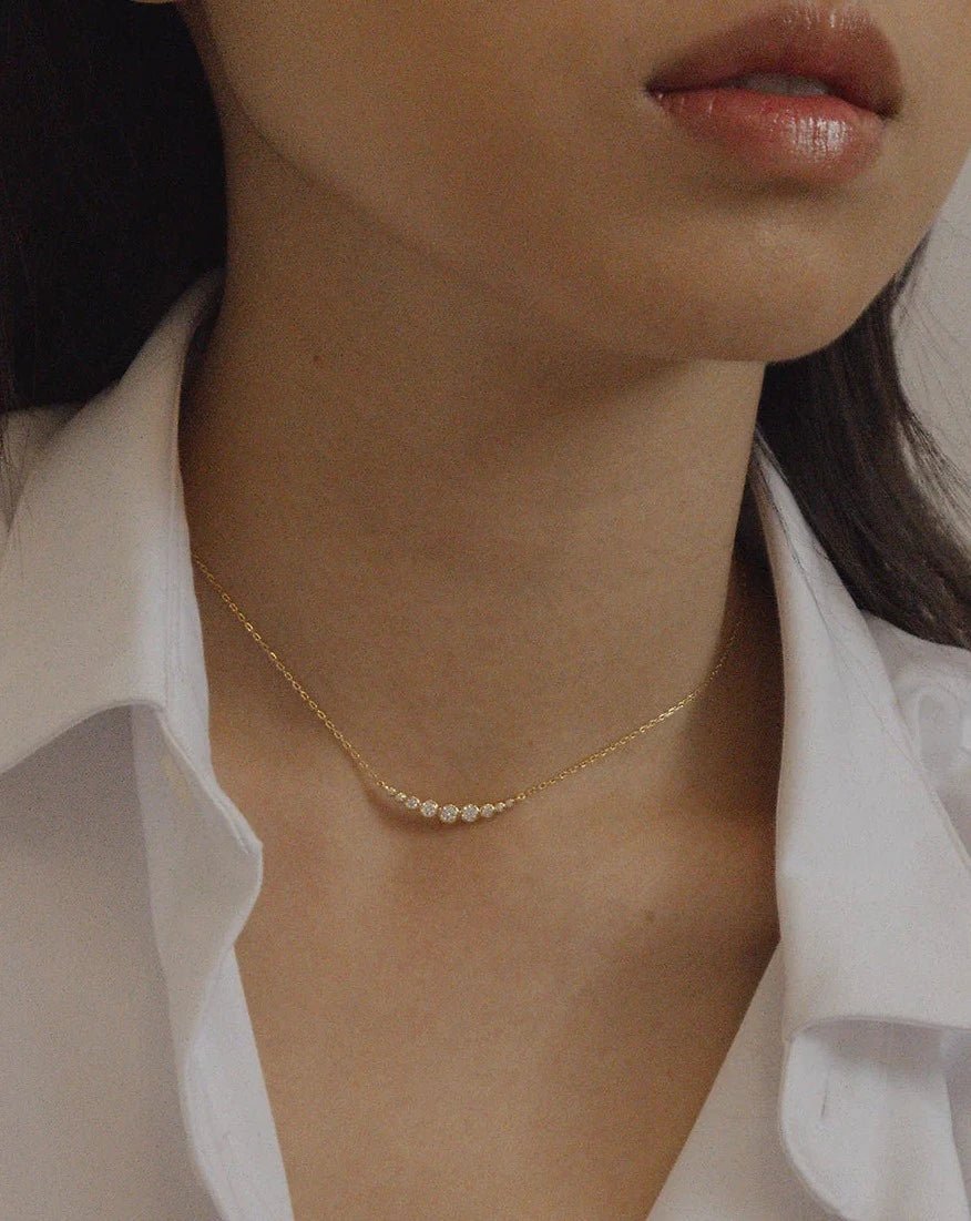Just Fine Earrings & Necklace Set - ARTSY SILVER