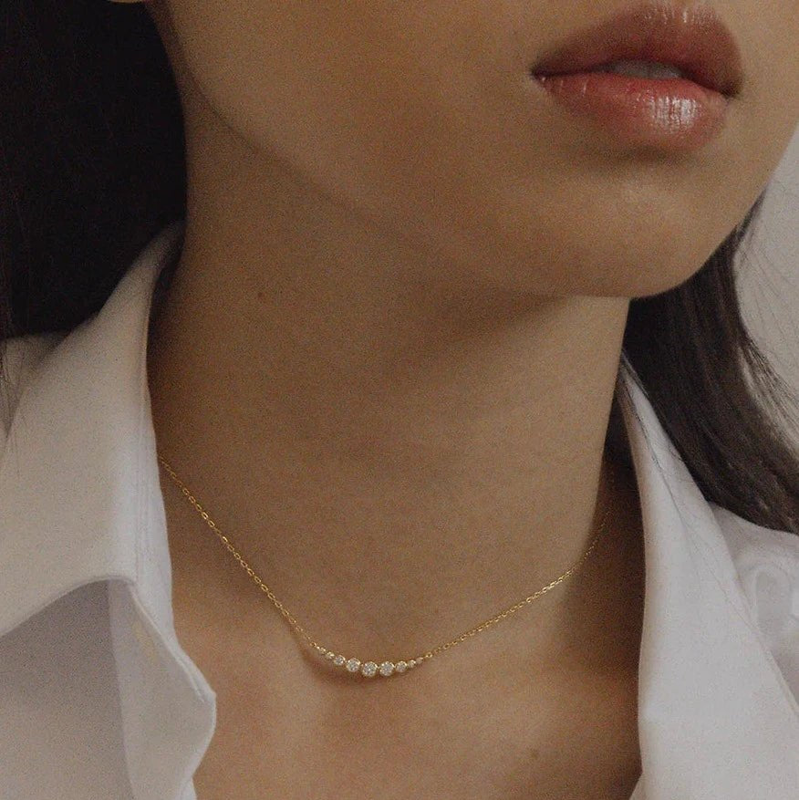 Just Fine Earrings & Necklace Set - ARTSY SILVER