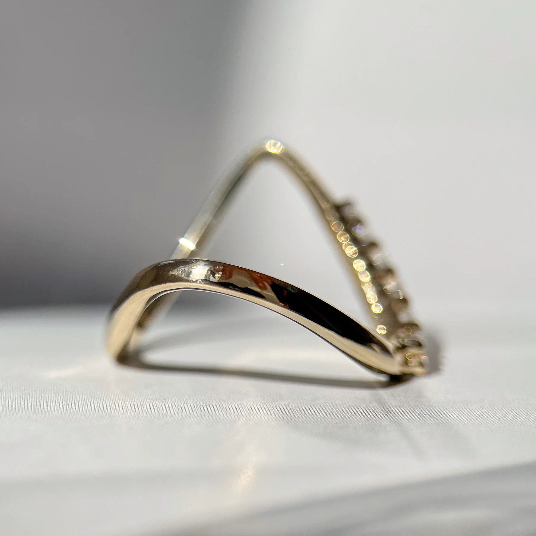 Architect Curved Ring - ARTSY SILVER