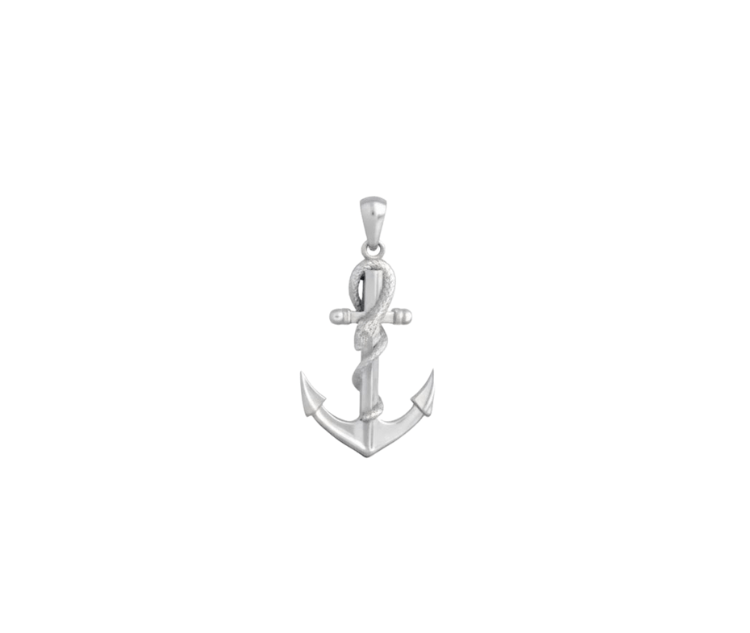 Anchor Pendant - ARTSY SILVER