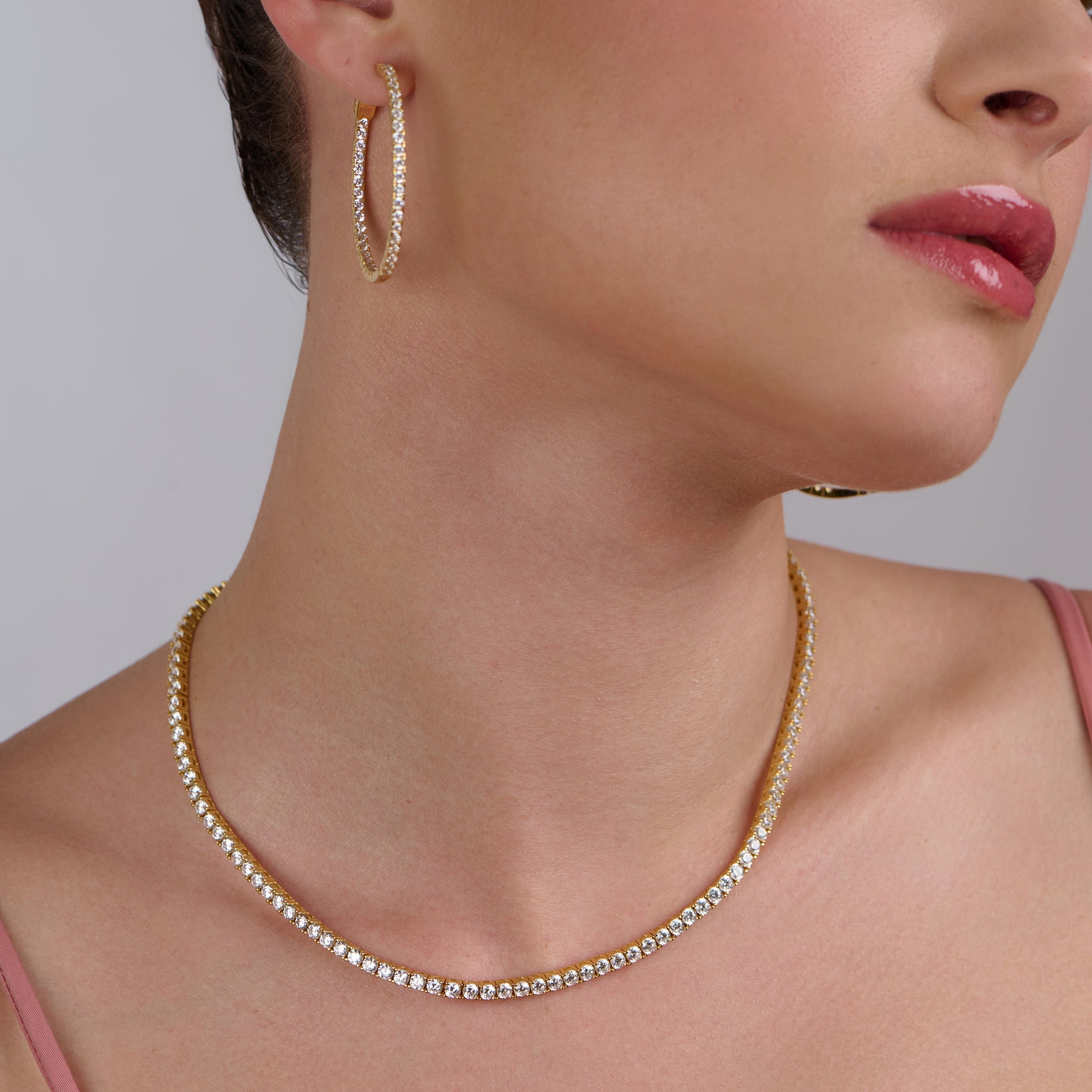 Art Of Dazzle Necklace And Earrings Set