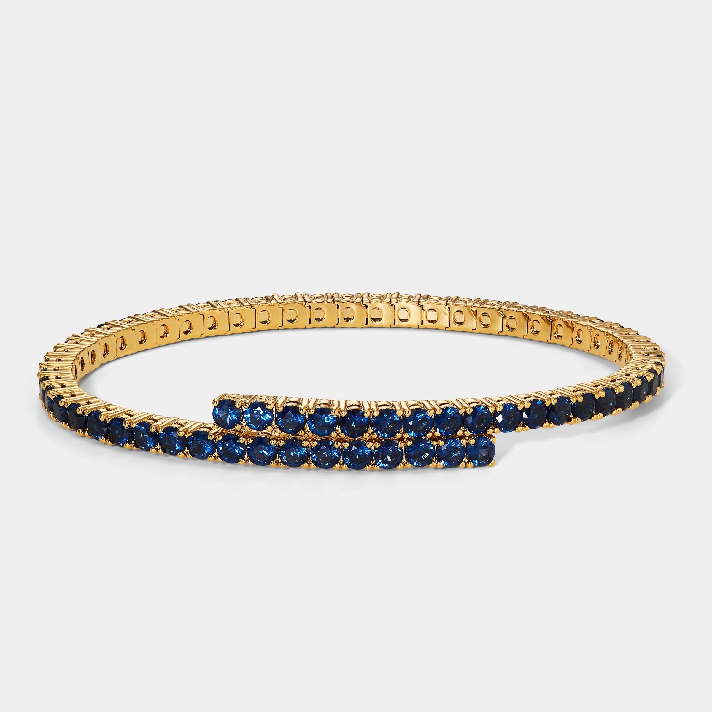 Iris 3mm Tennis Bangle - ARTSY SILVER