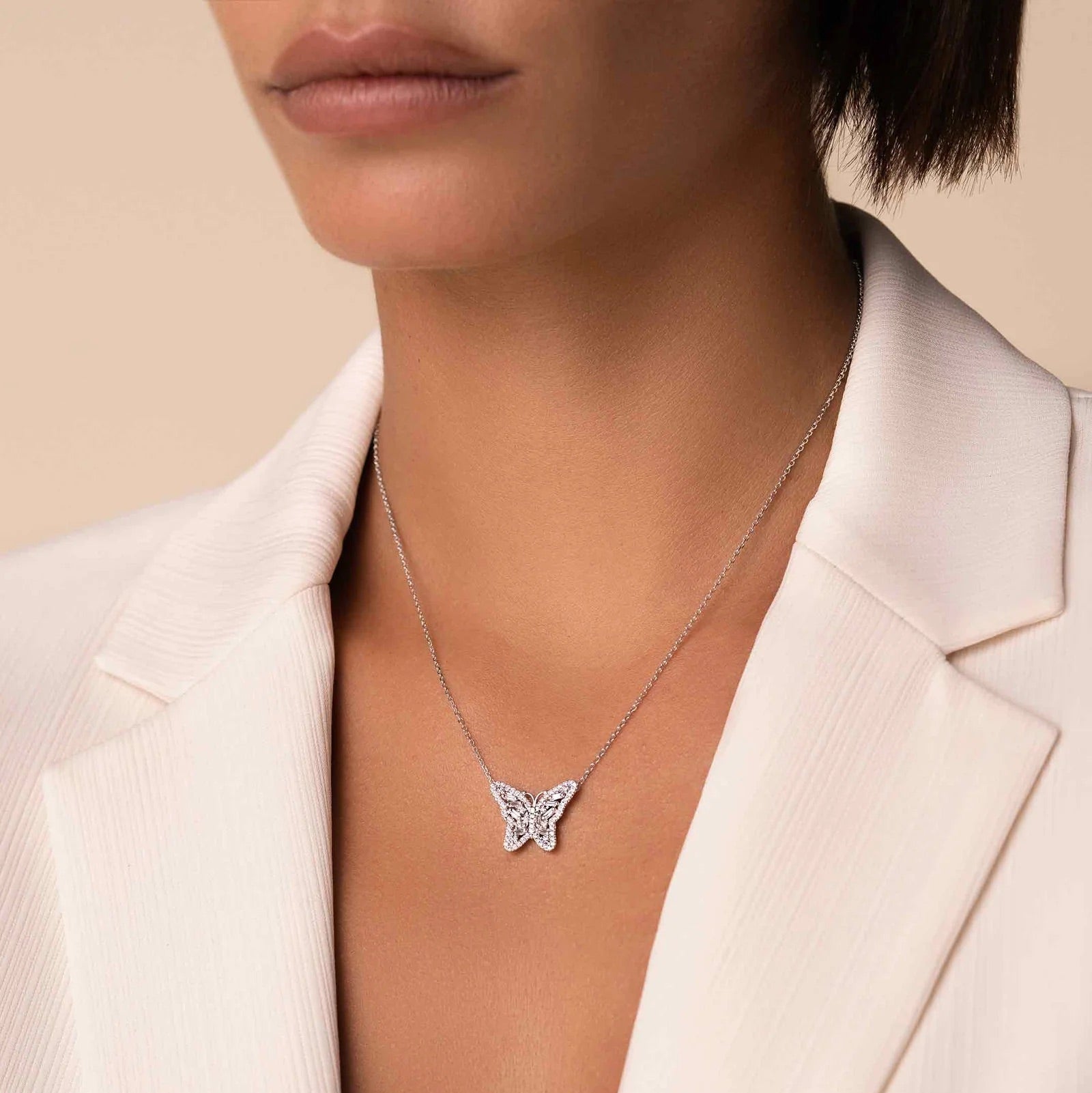 Lue Baguette Butterfly - ARTSY SILVER