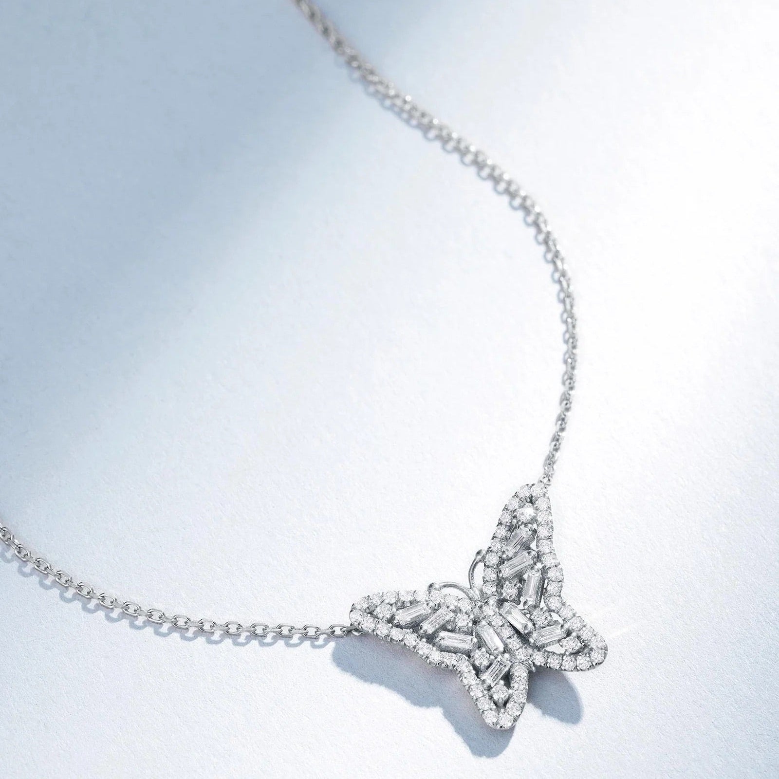 Lue Baguette Butterfly - ARTSY SILVER