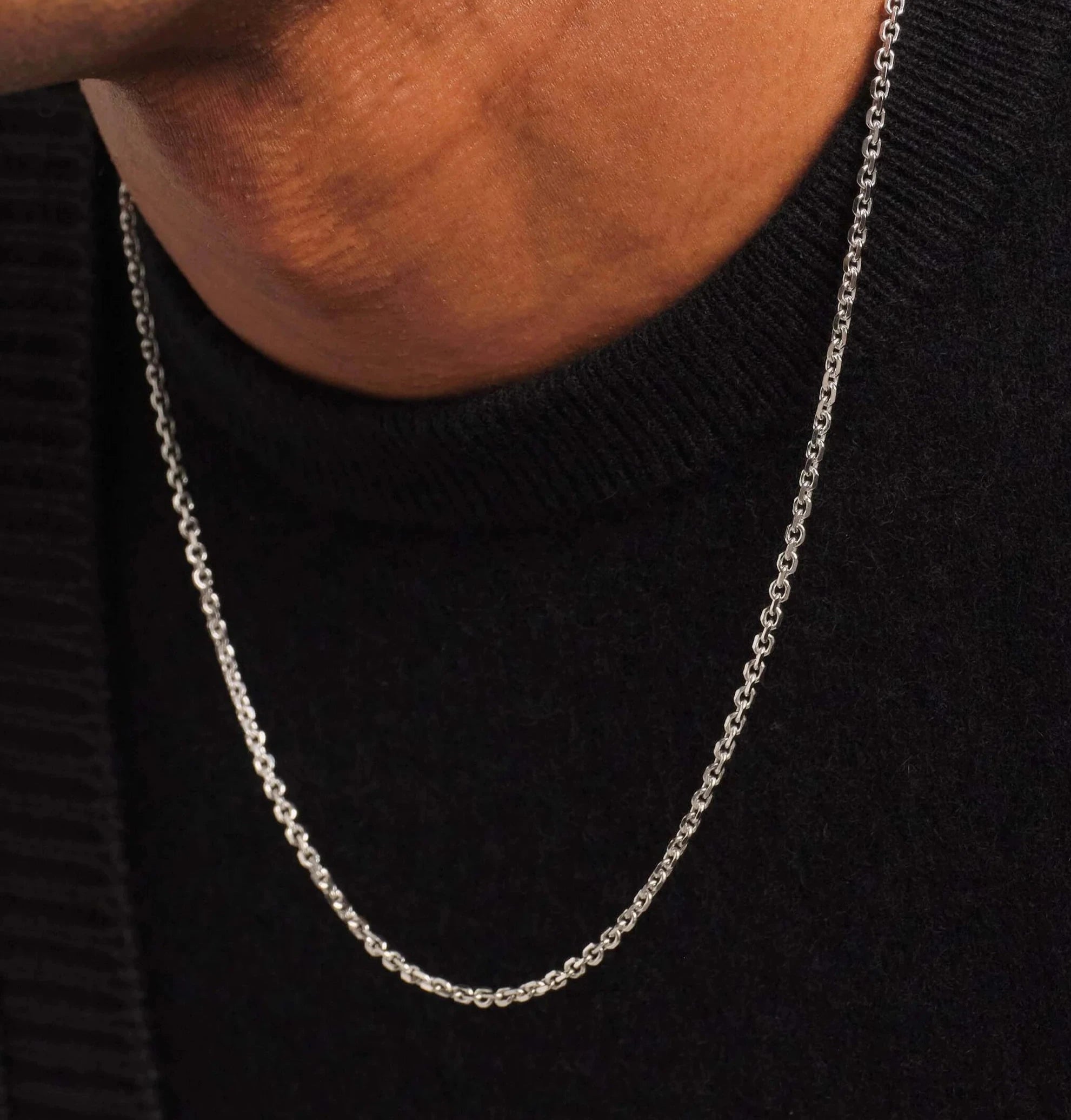 Cable Link Chain 3mm Silver - ARTSY SILVER
