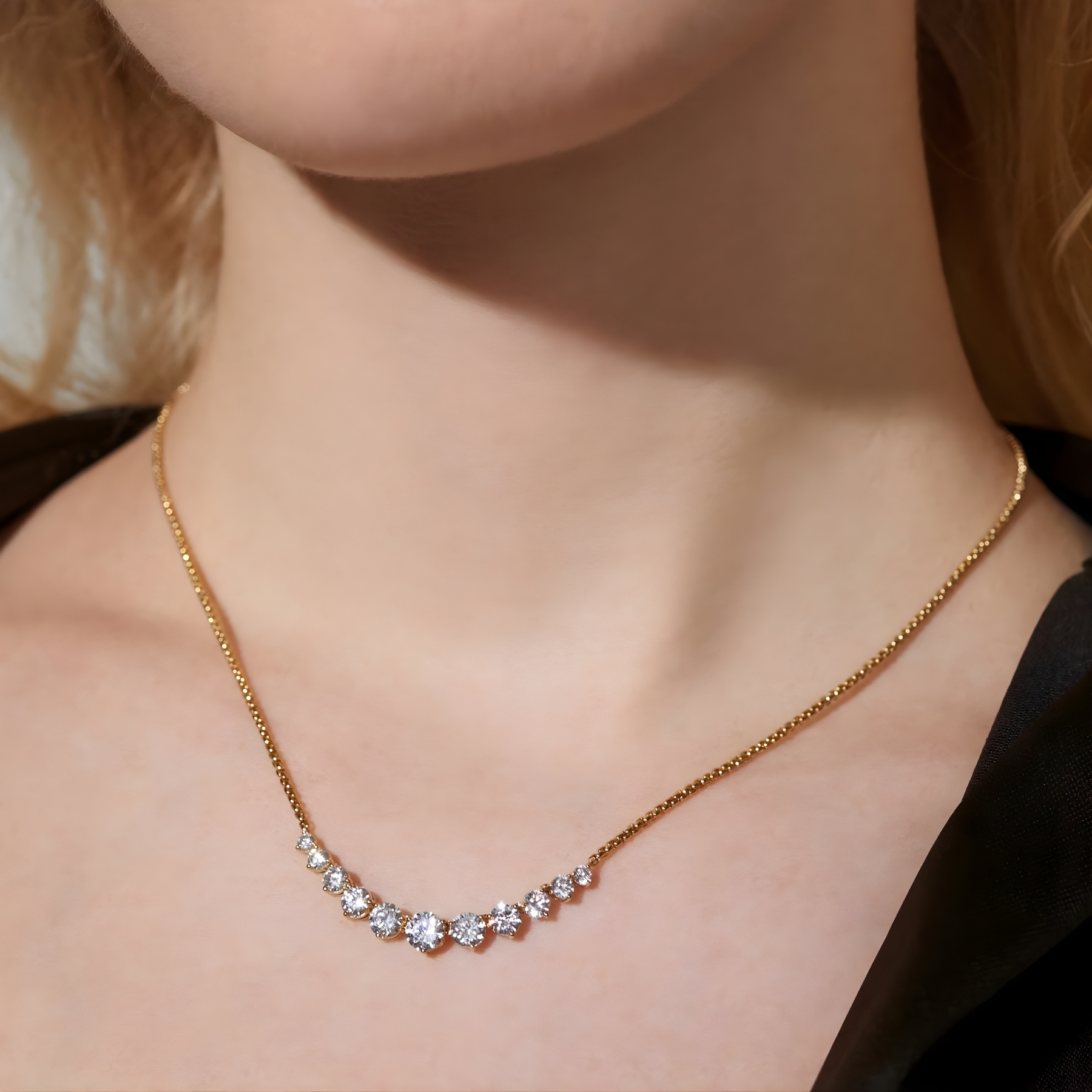 Cascade Zircon Necklace
