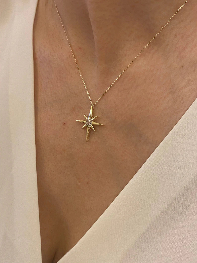 Celestial North Star Necklace