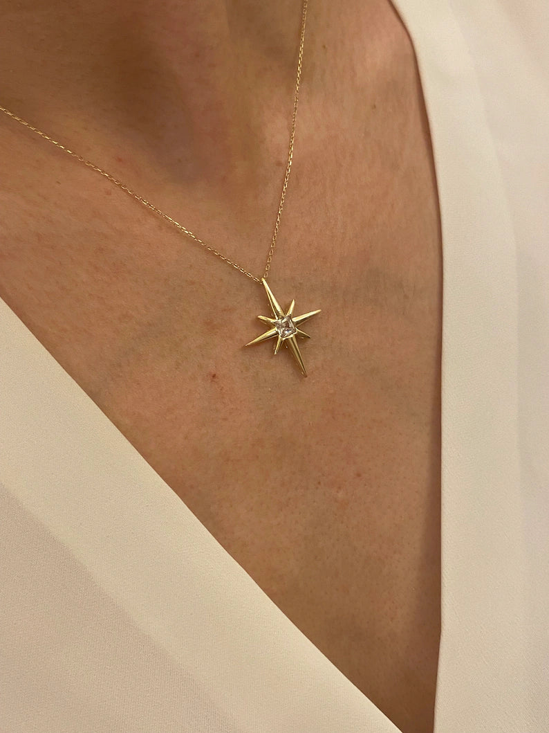 Celestial North Star Necklace