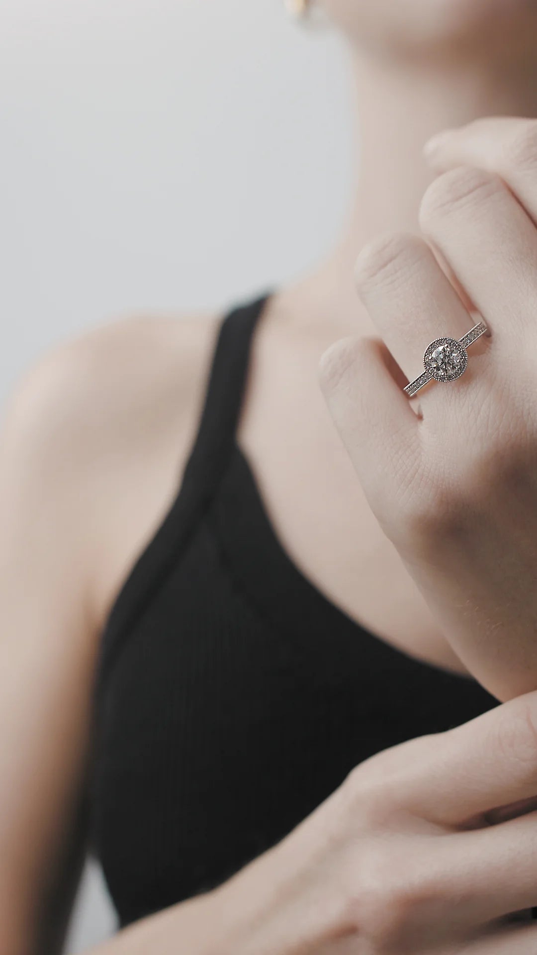 Cher Zircon Promise Ring - ARTSY SILVER