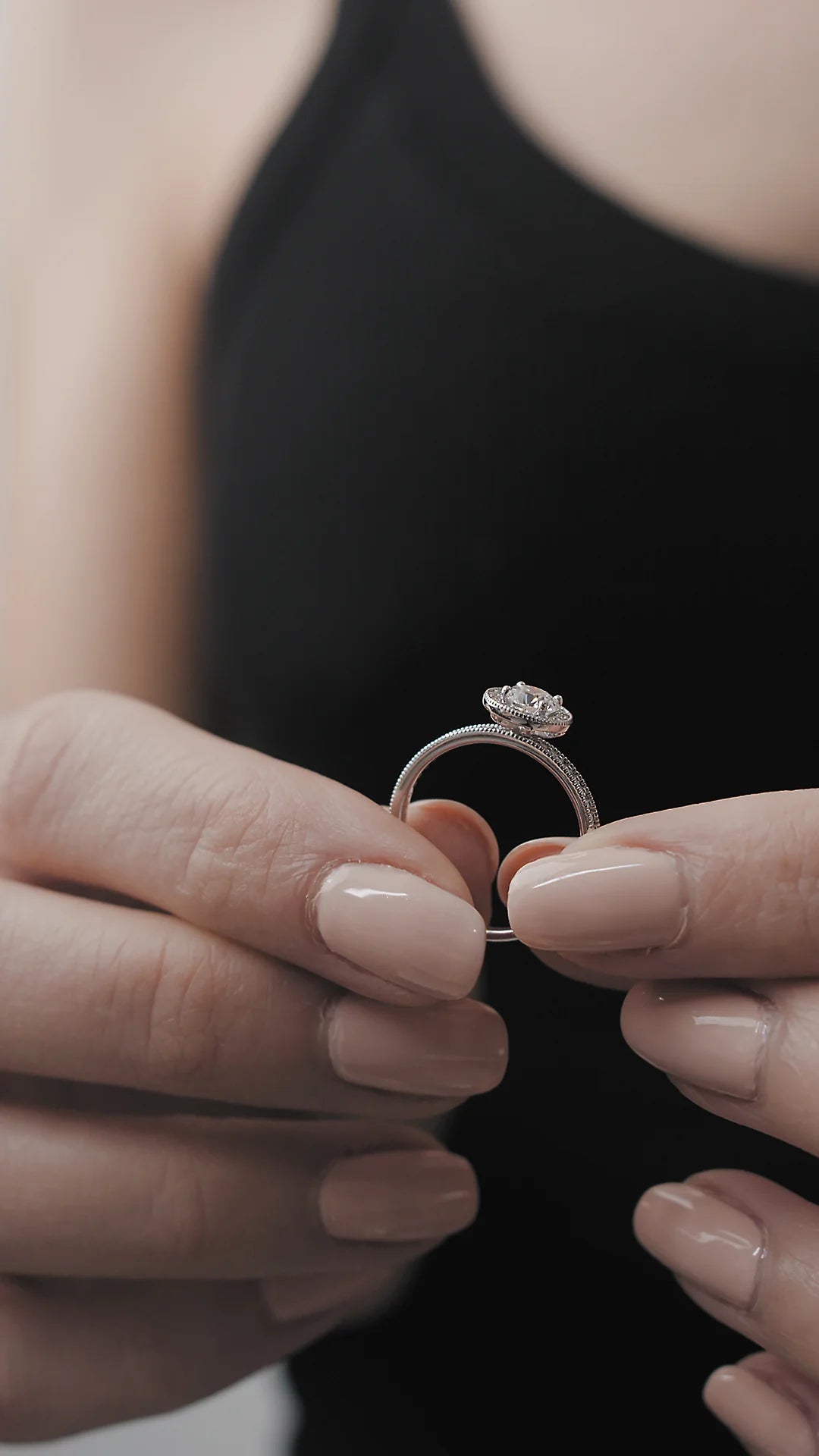 Cher Zircon Promise Ring - ARTSY SILVER