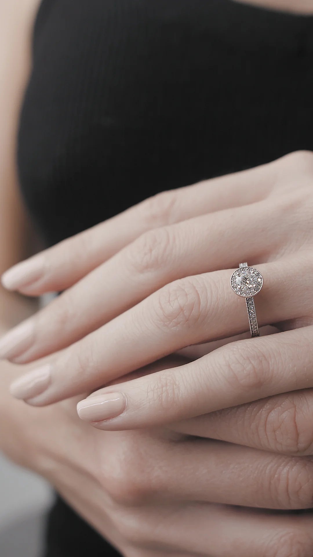 Cher Zircon Promise Ring - ARTSY SILVER