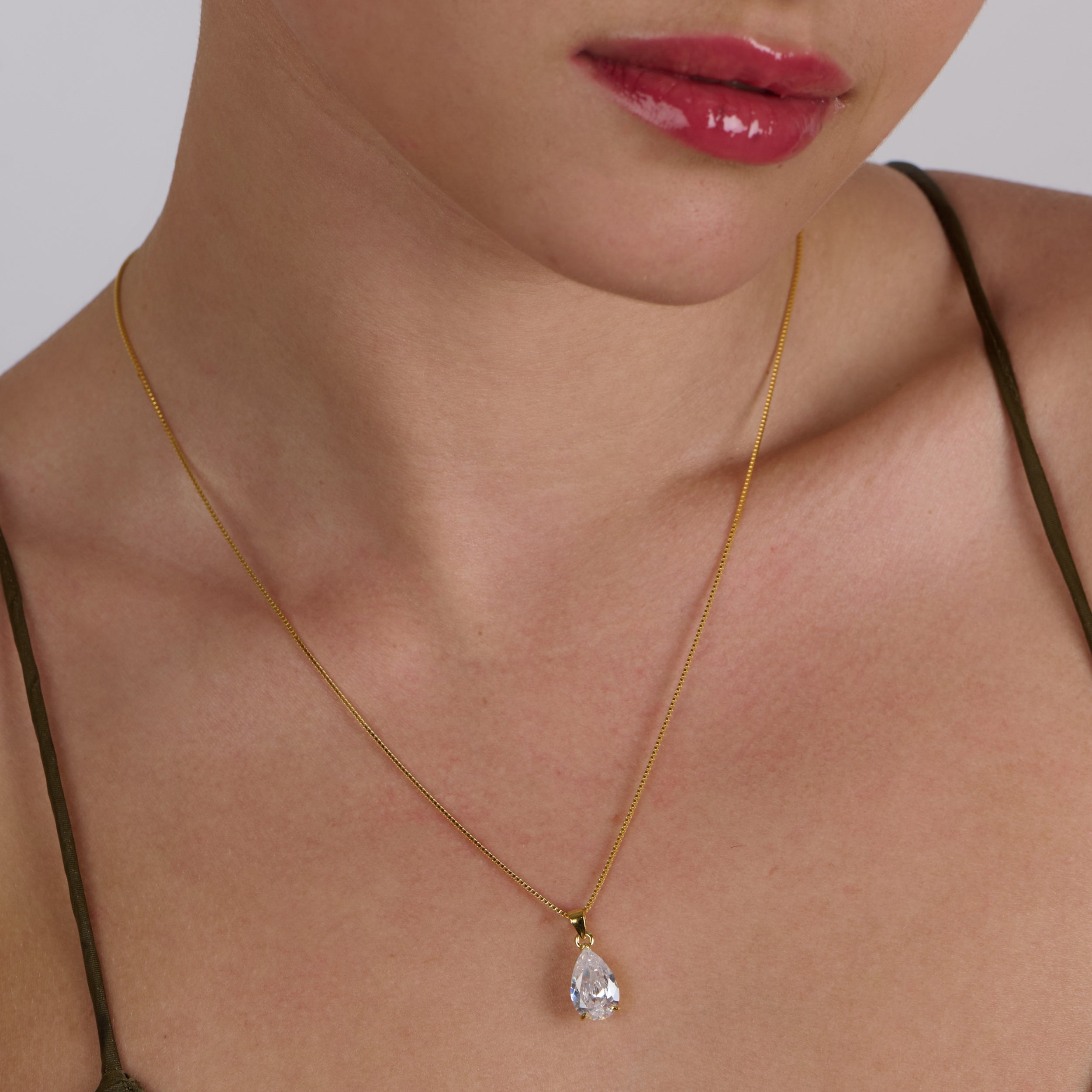 Chic Charm Gold Plated Necklace