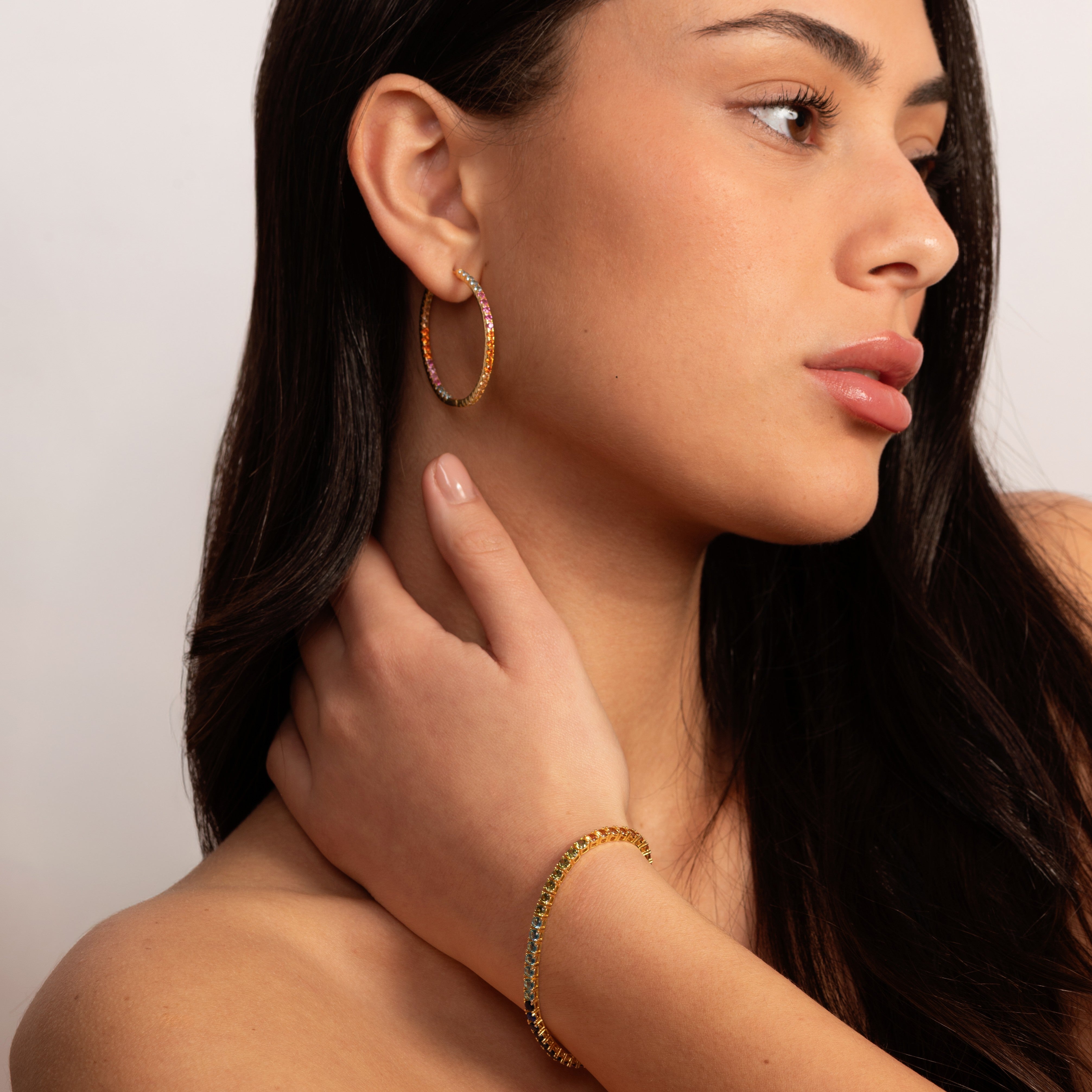 Rainbow Earring & Bracelet Set