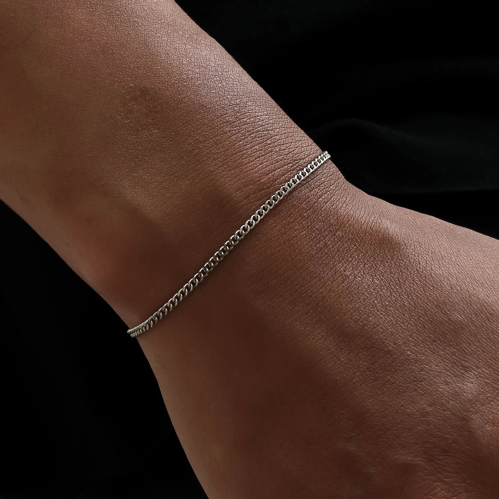 Cuban Link Bracelet 2mm Silver - ARTSY SILVER