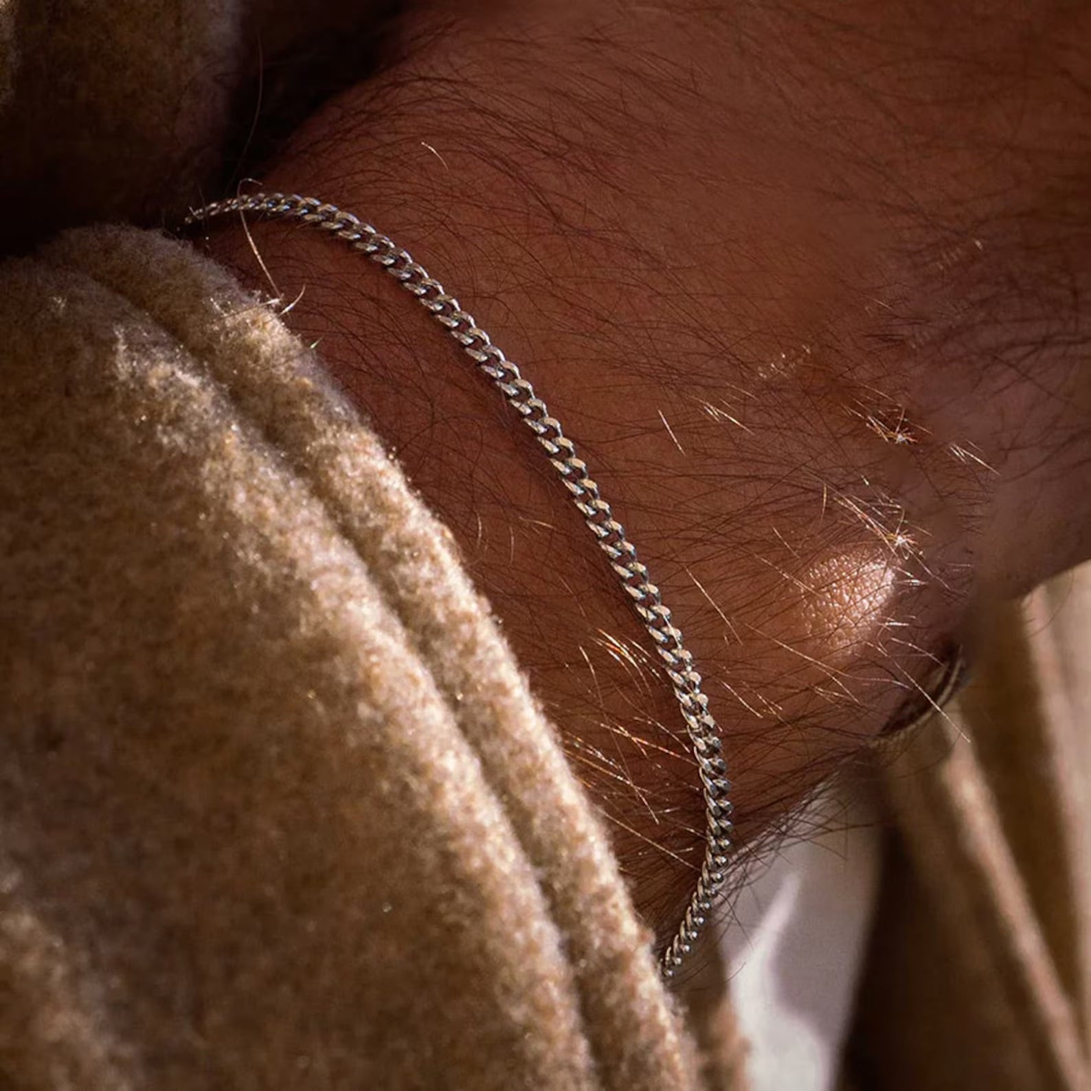 Cuban Link Bracelet 3mm Silver - ARTSY SILVER