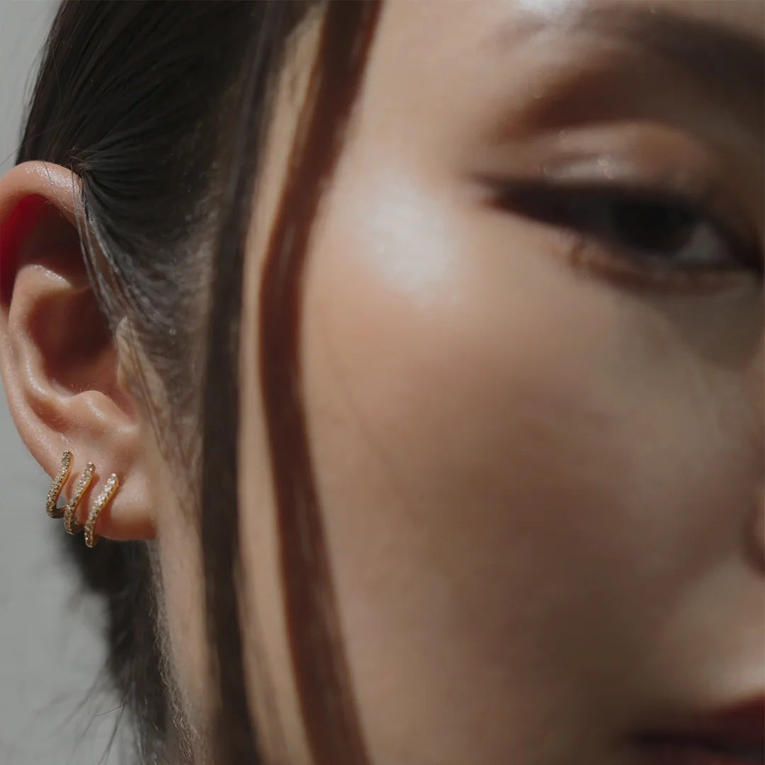 Girls Math Zircon Earrings - ARTSY SILVER