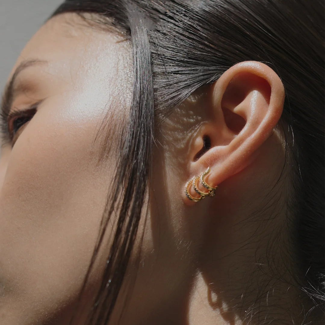 Girls Math Zircon Earrings - ARTSY SILVER