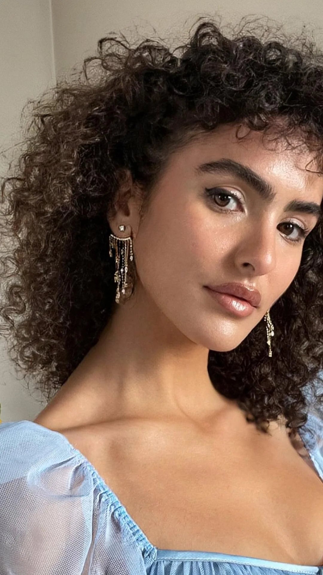 Chandelier Gold Plating Ear Jacket - ARTSY SILVER