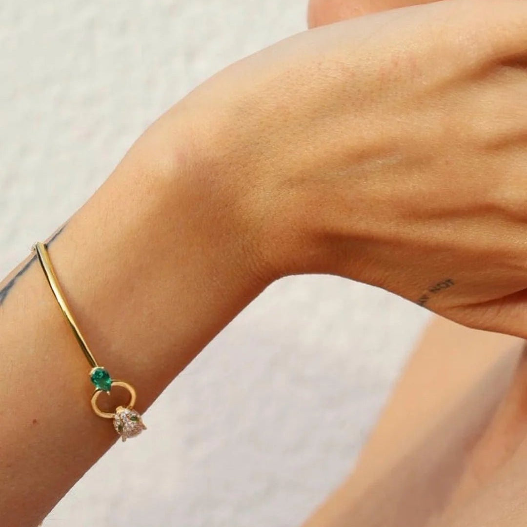 Stay Wild Tiger Adjustable Bracelet - ARTSY SILVER