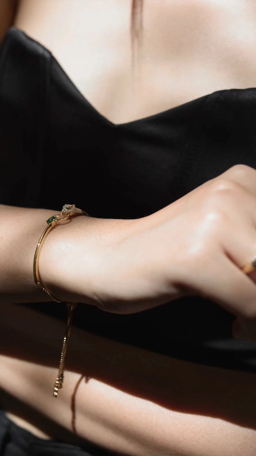 Stay Wild Tiger Adjustable Bracelet - ARTSY SILVER