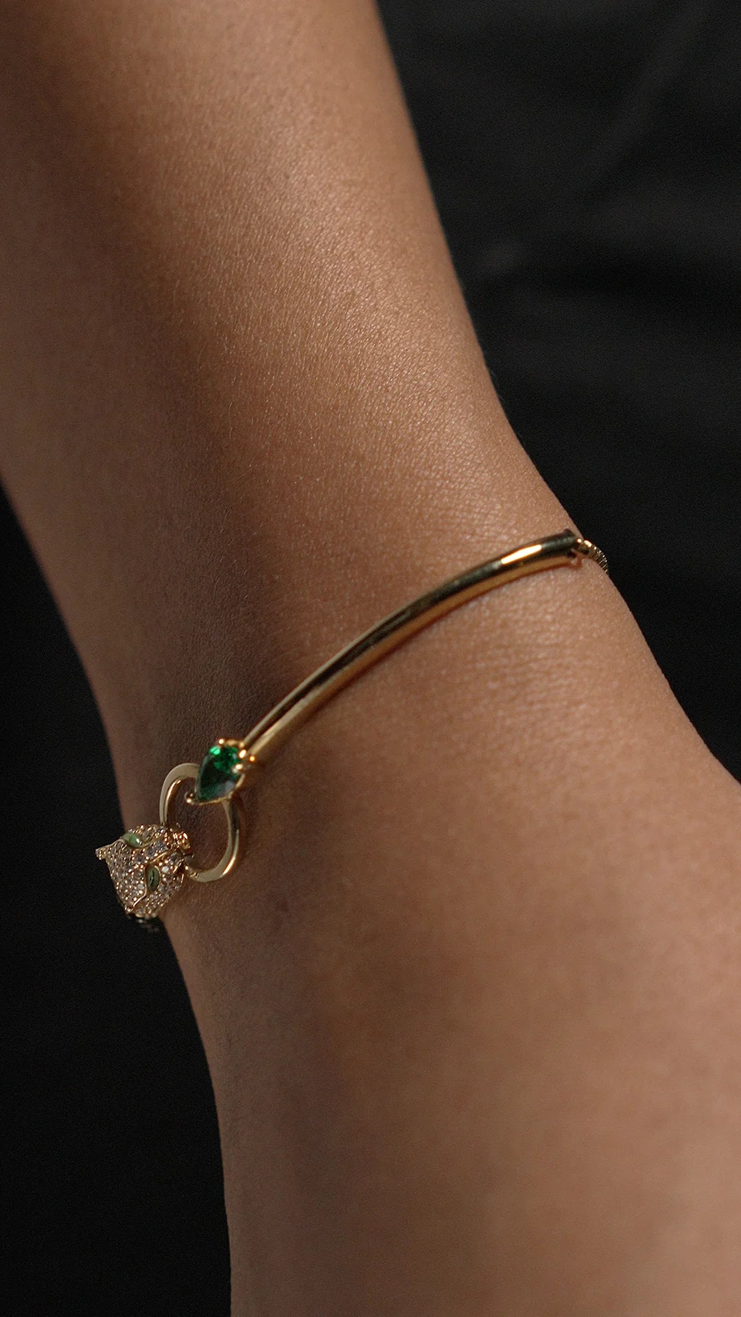 Stay Wild Tiger Adjustable Bracelet - ARTSY SILVER