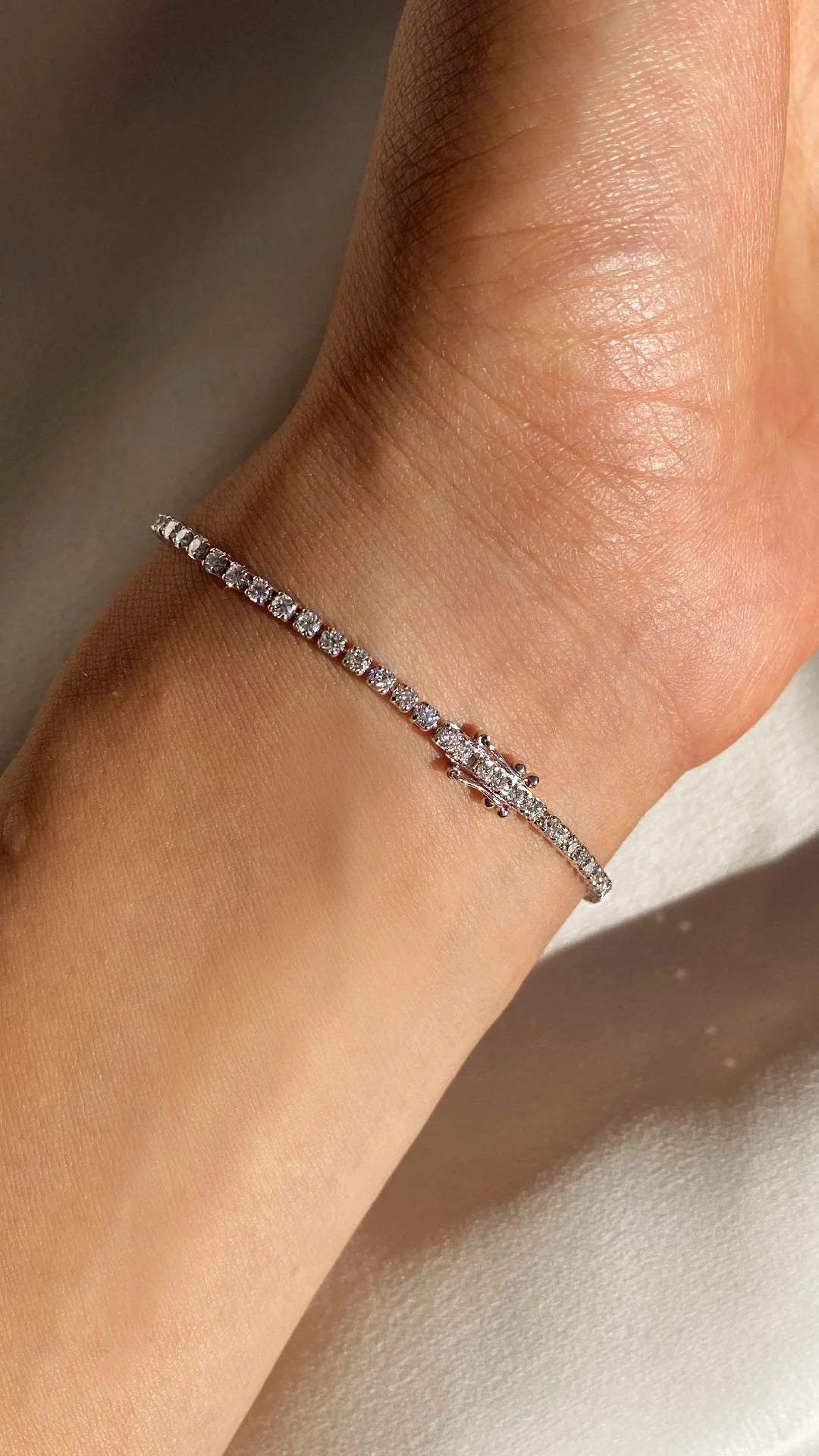 3mm Tennis Bracelet Silver - ARTSY SILVER