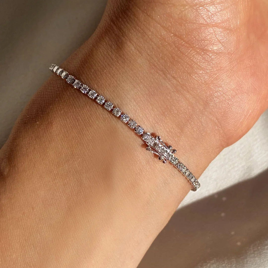 3mm Tennis Bracelet Silver - ARTSY SILVER