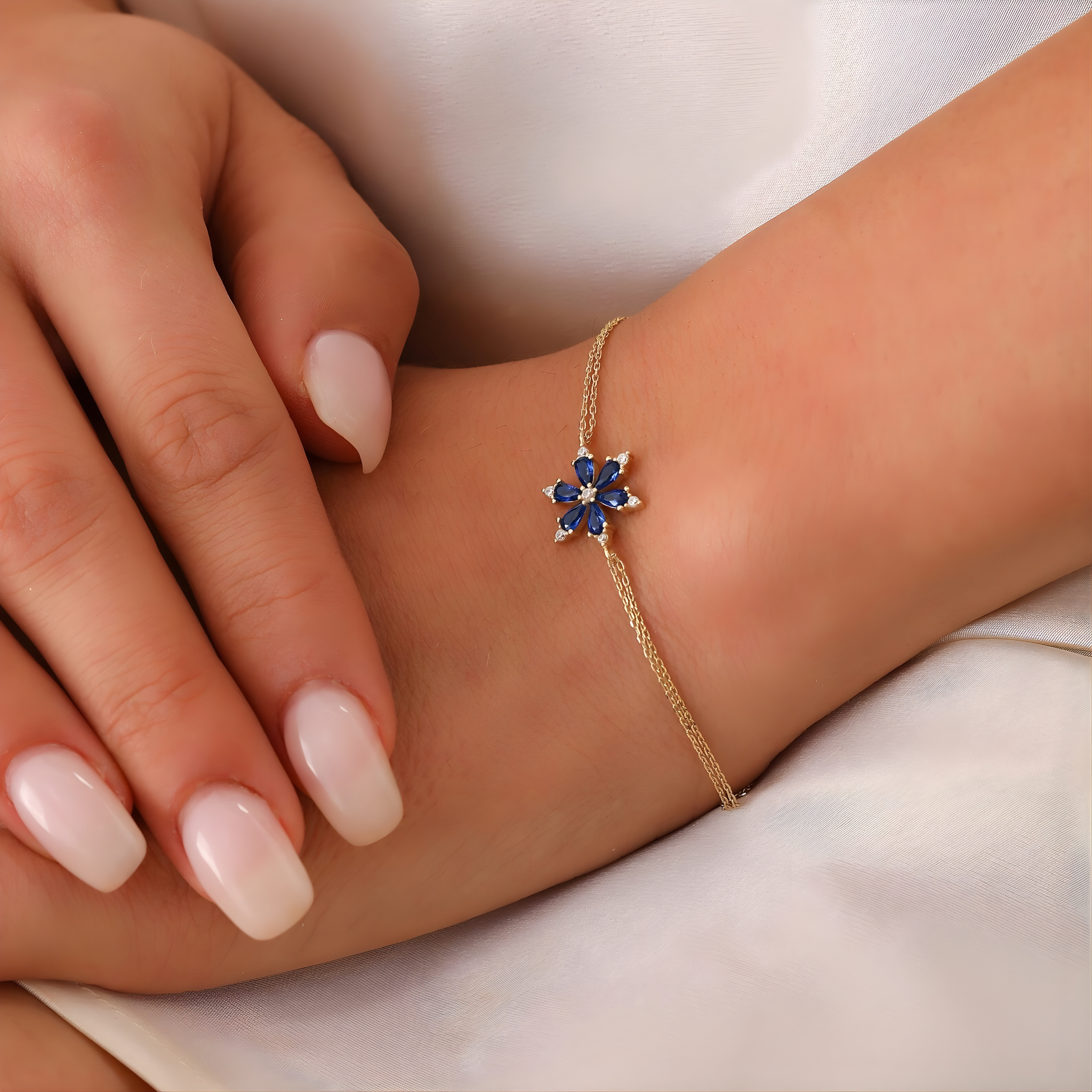 Eudora Blue Sapphire Bracelet