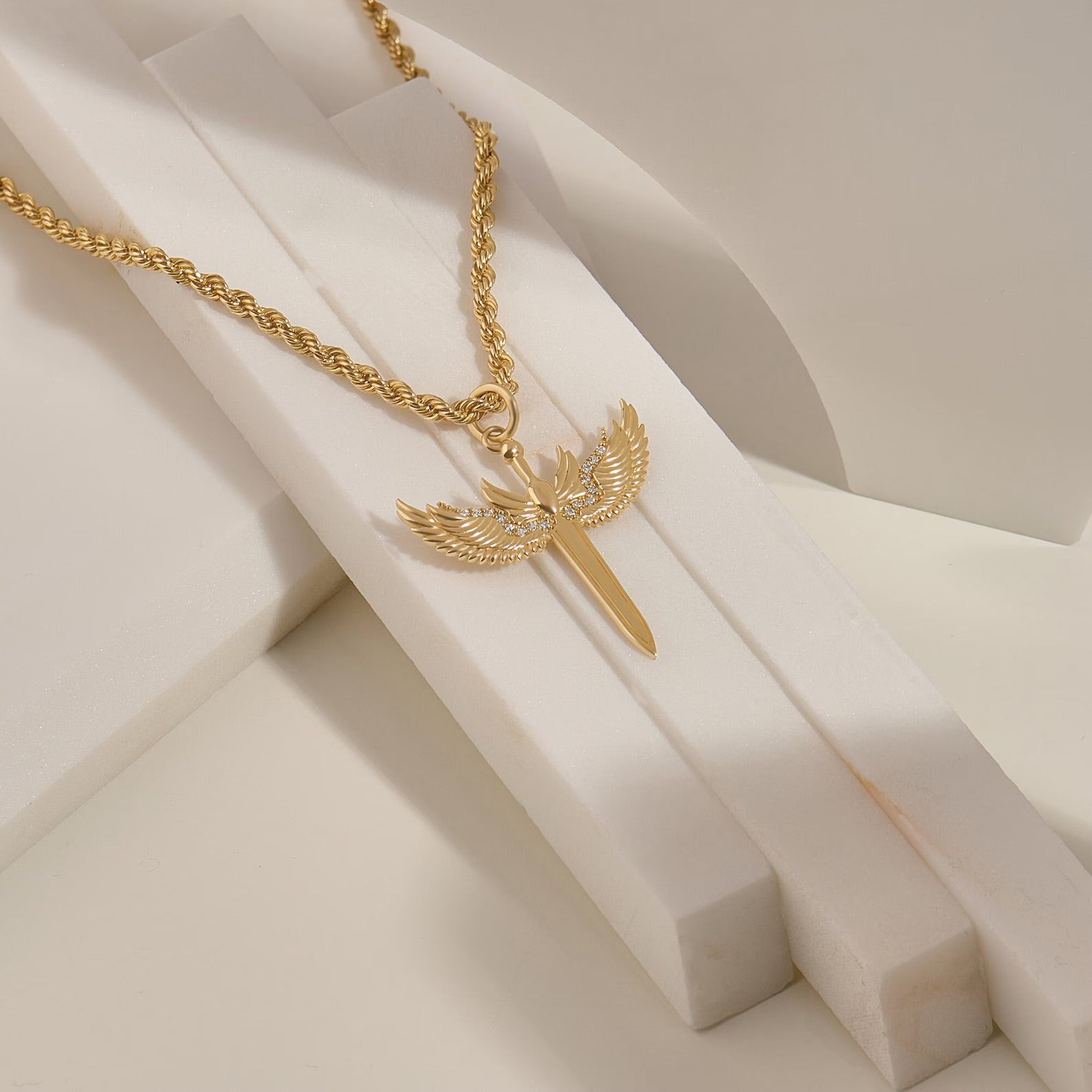 Excalibur Sword Necklace - ARTSY SILVER