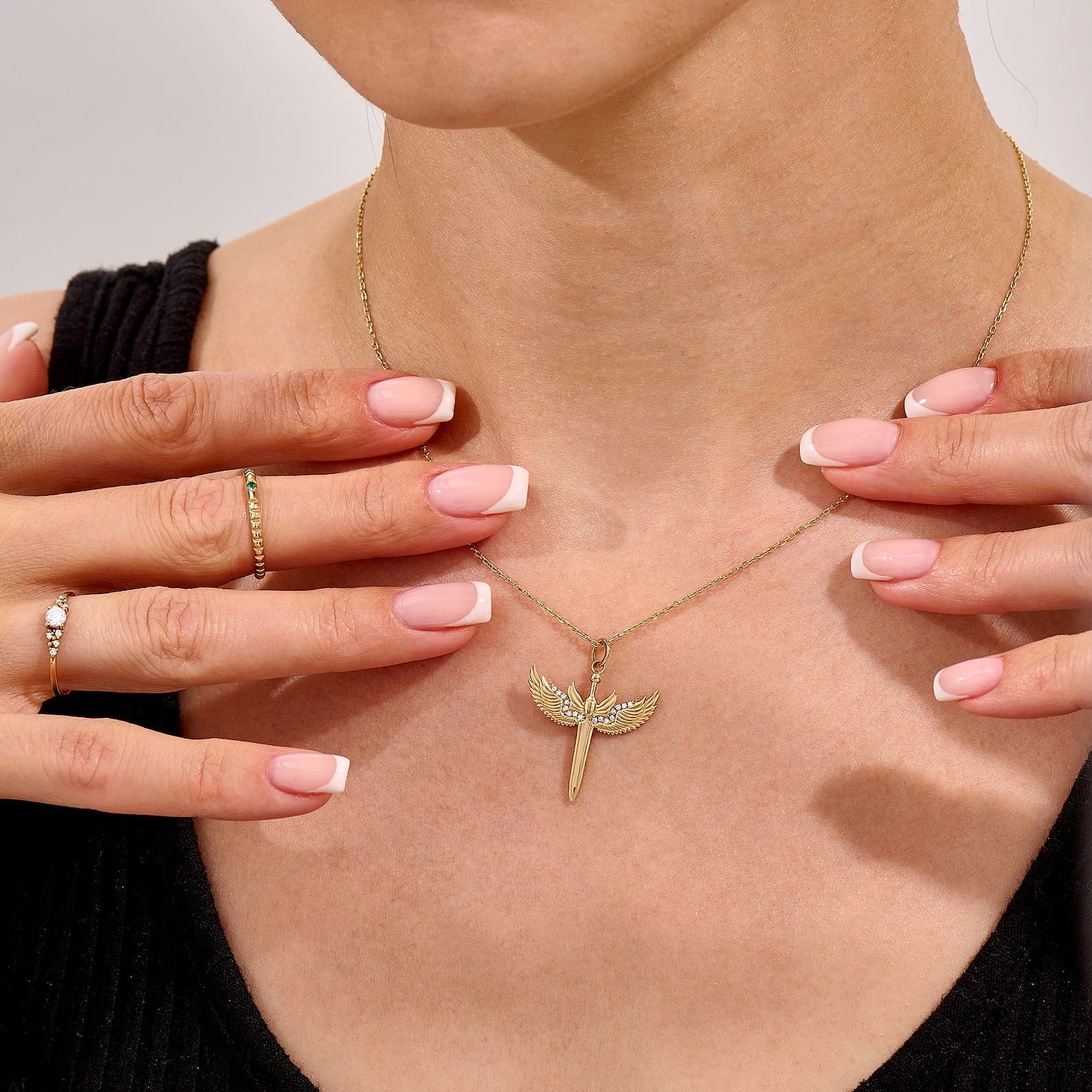 Excalibur Sword Necklace - ARTSY SILVER