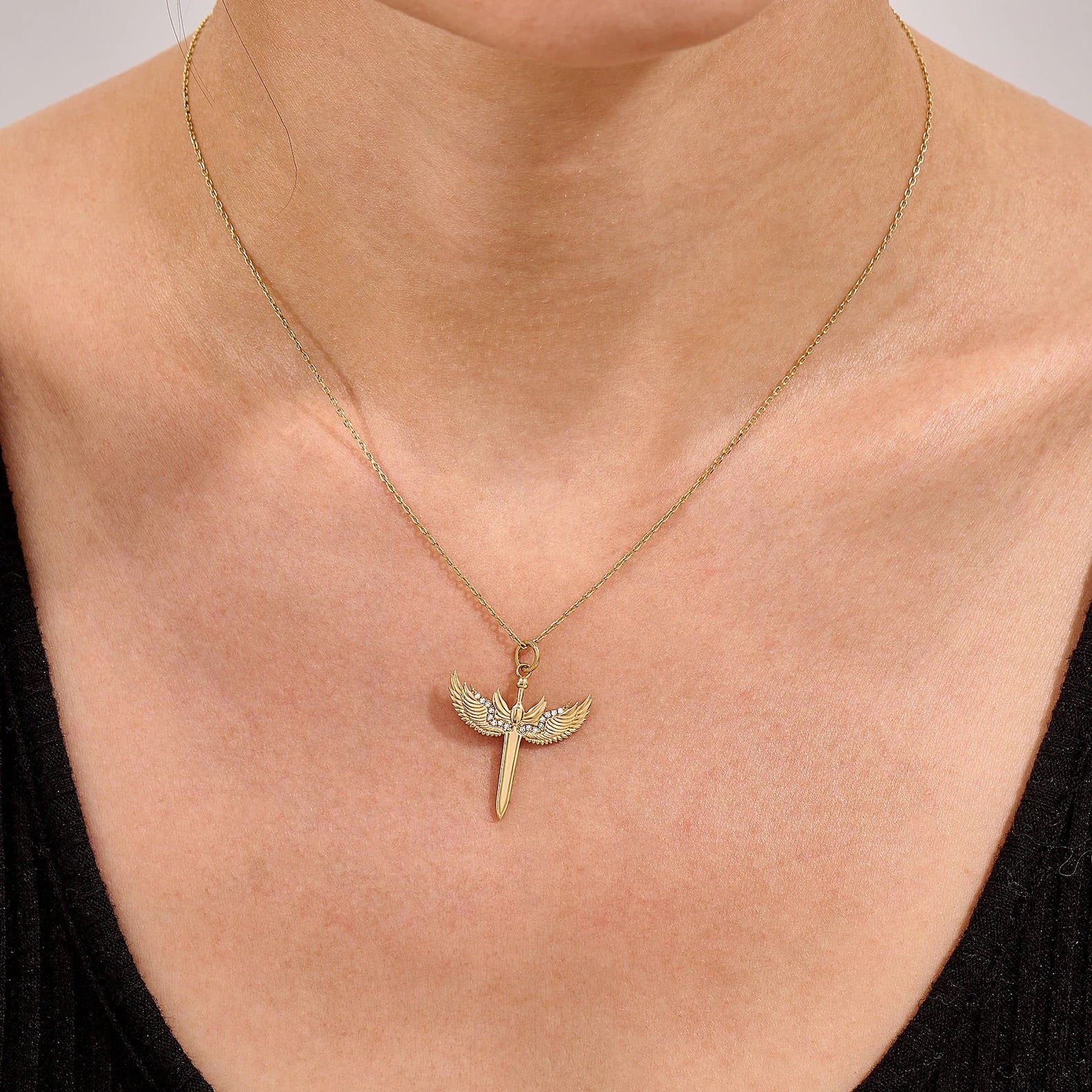 Excalibur Sword Necklace - ARTSY SILVER