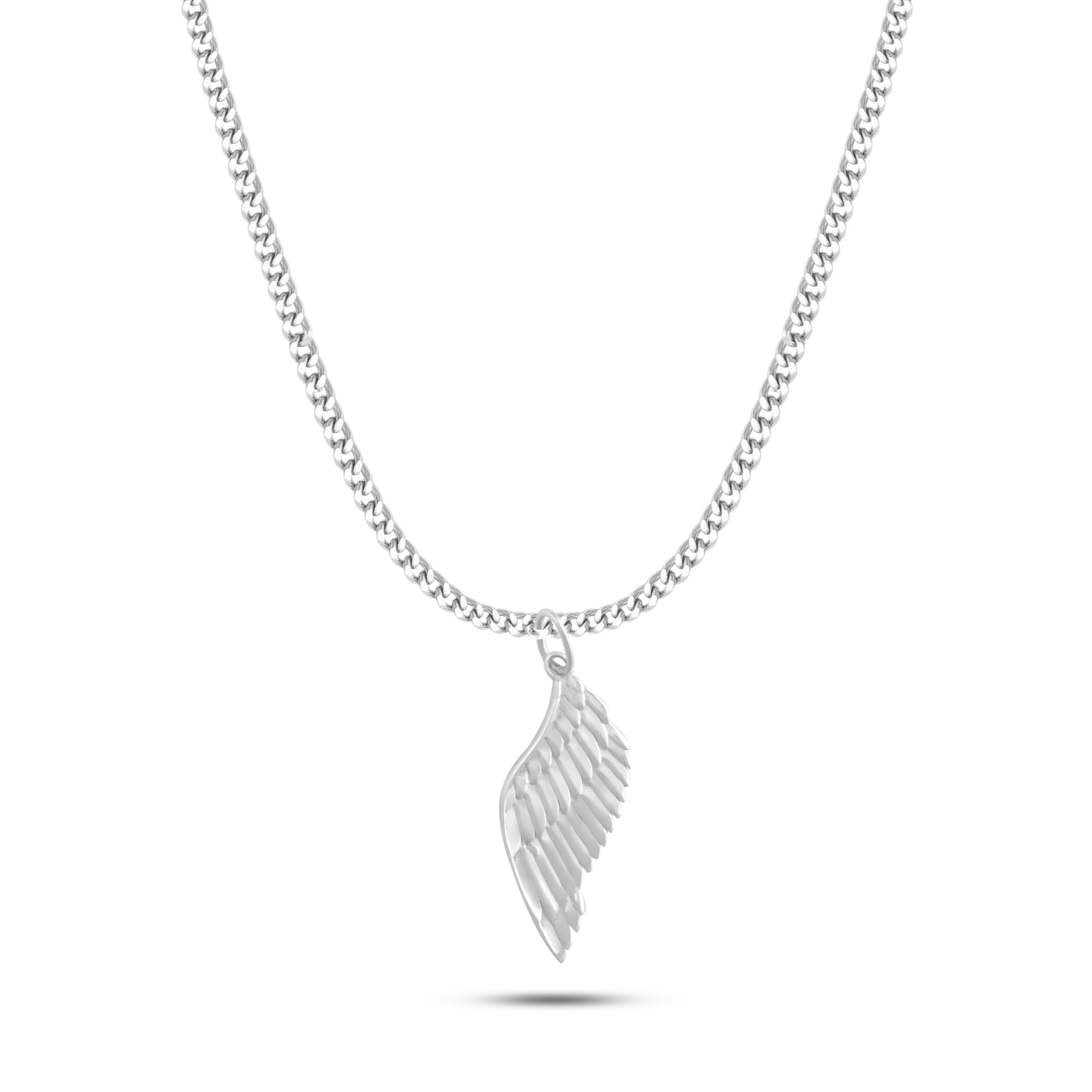 Feather Wing Pendant - ARTSY SILVER