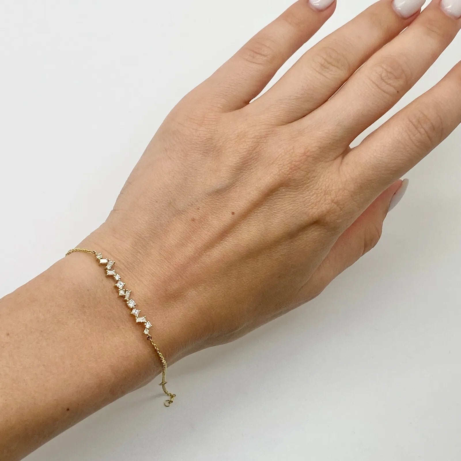 Fizzy Multi Stones Zircon Bracelet - ARTSY SILVER