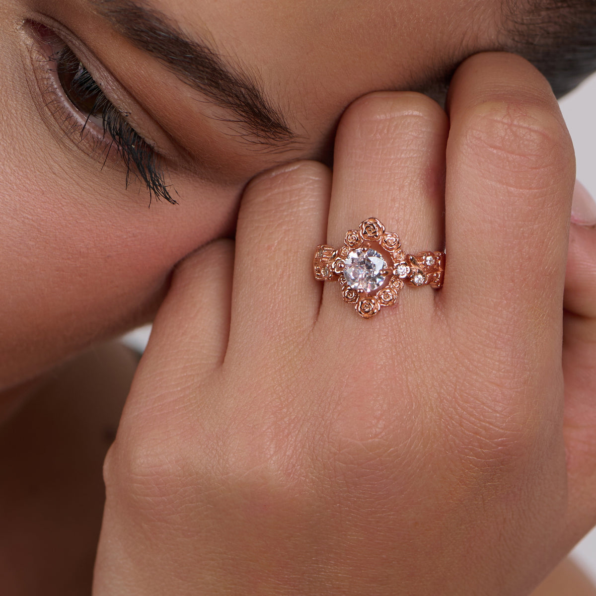 Floral Charm Ring