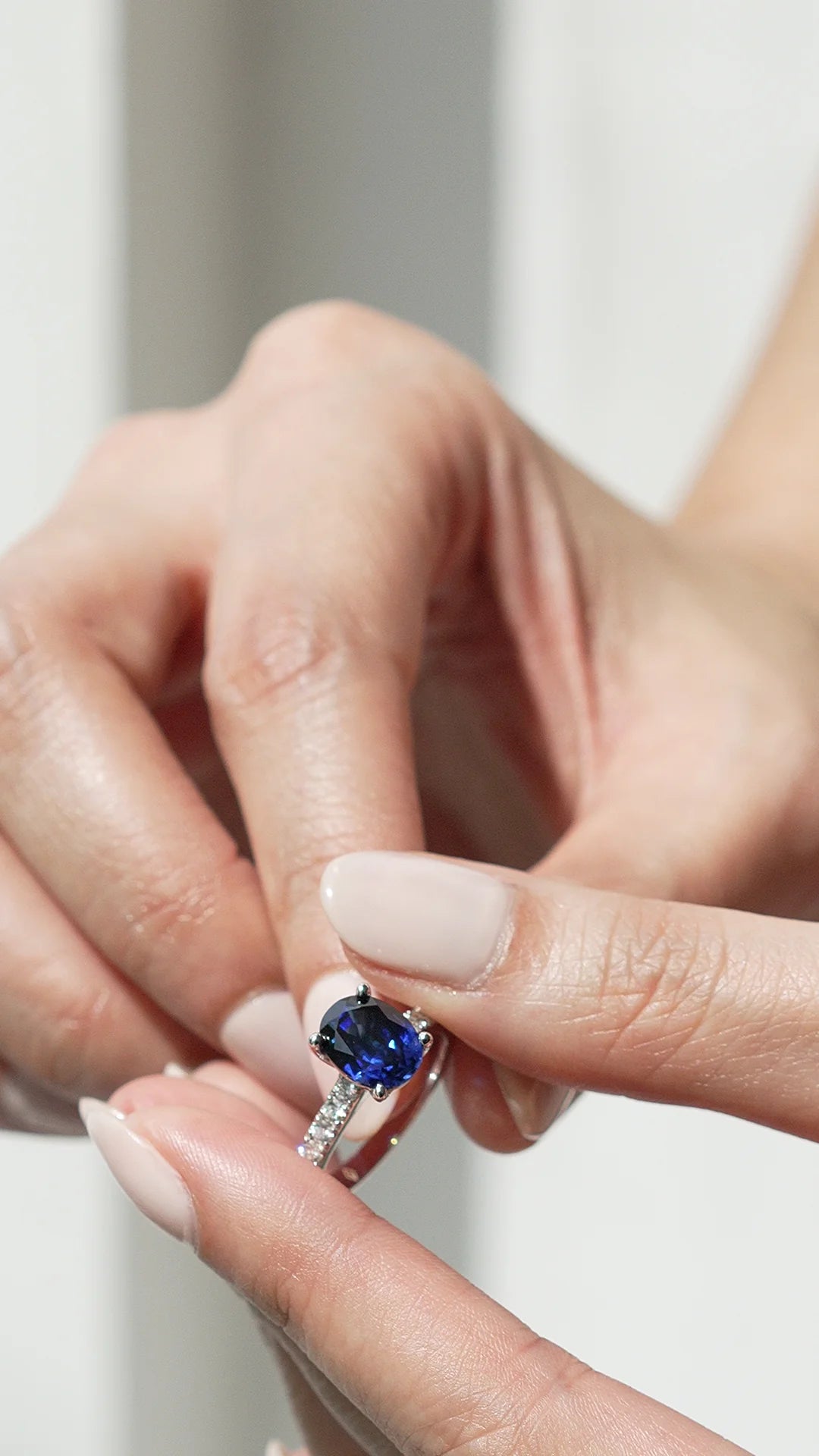 Forever Yours Sapphire Ring - ARTSY SILVER