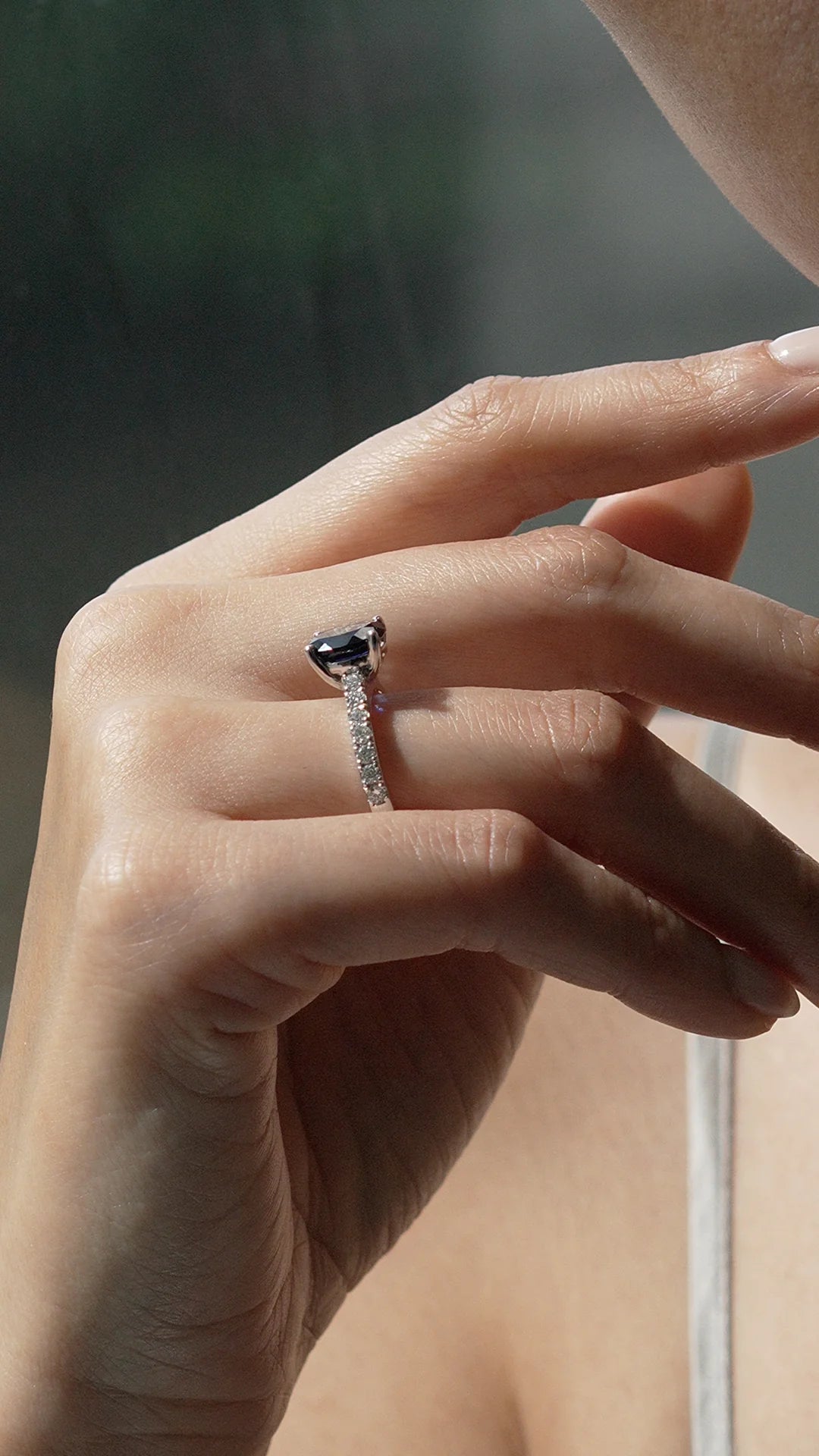 Forever Yours Sapphire Ring - ARTSY SILVER