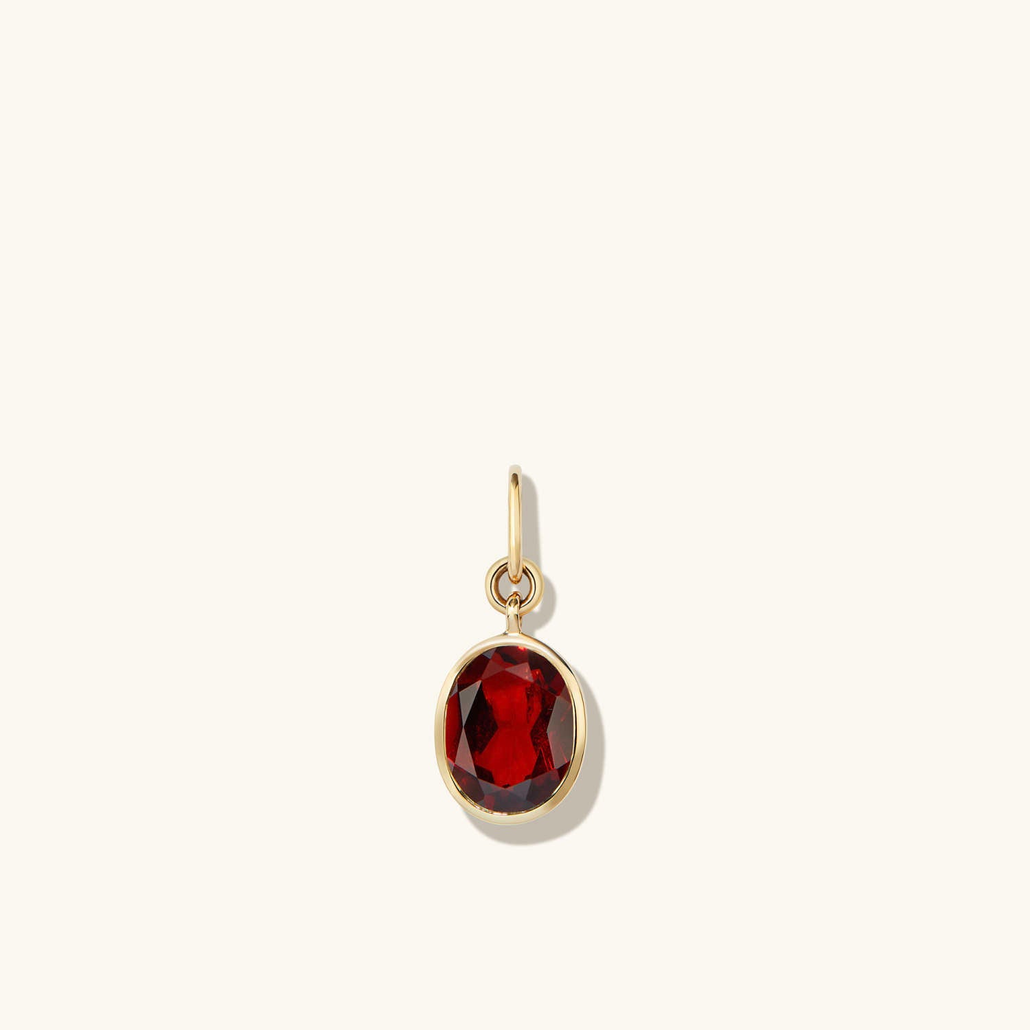 Scarlet Kisses Garnet Necklace - ARTSY SILVER