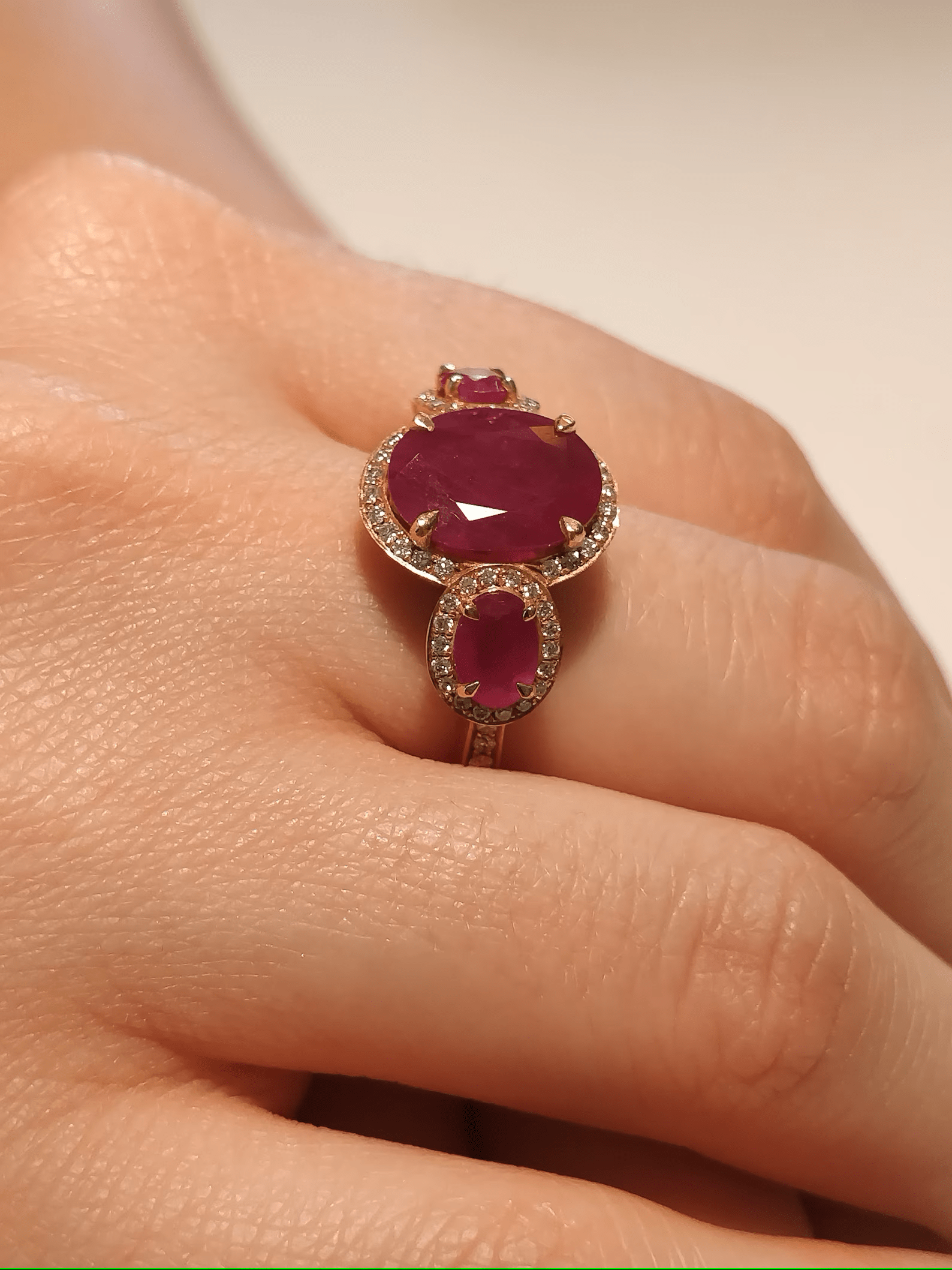 Glory In Ruby Ring - ARTSY SILVER
