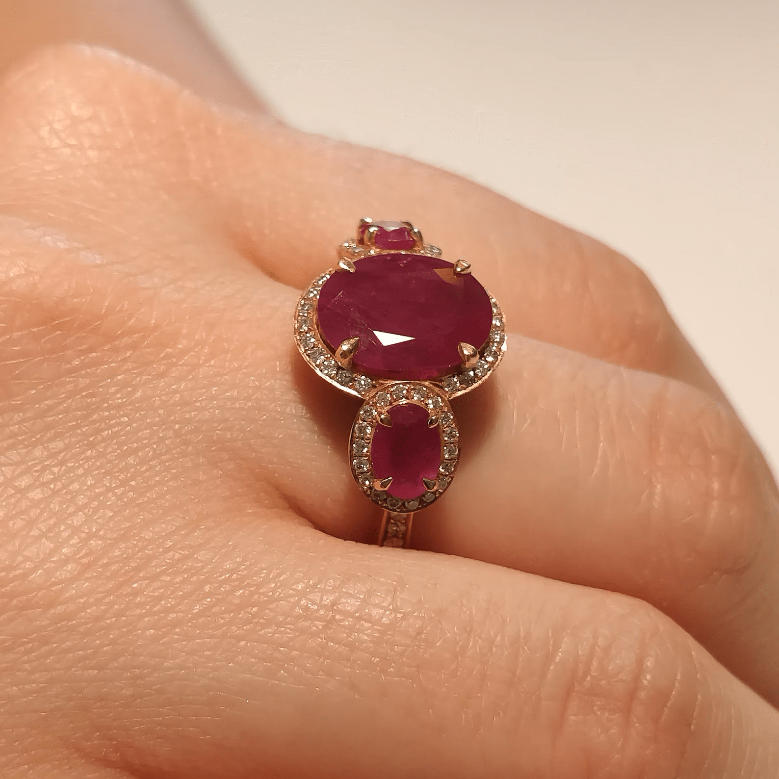 Glory In Ruby Ring - ARTSY SILVER
