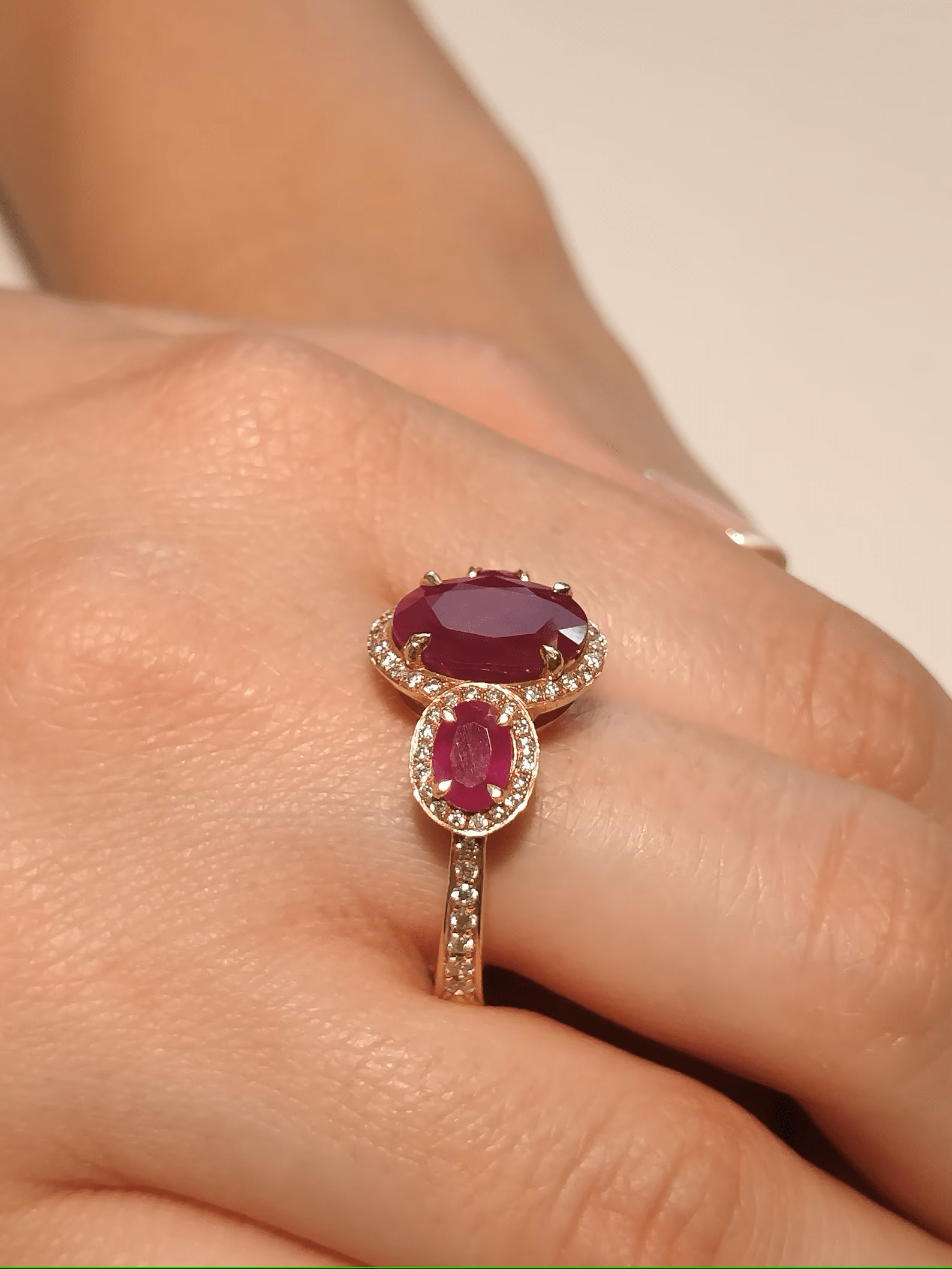 Glory In Ruby Ring - ARTSY SILVER